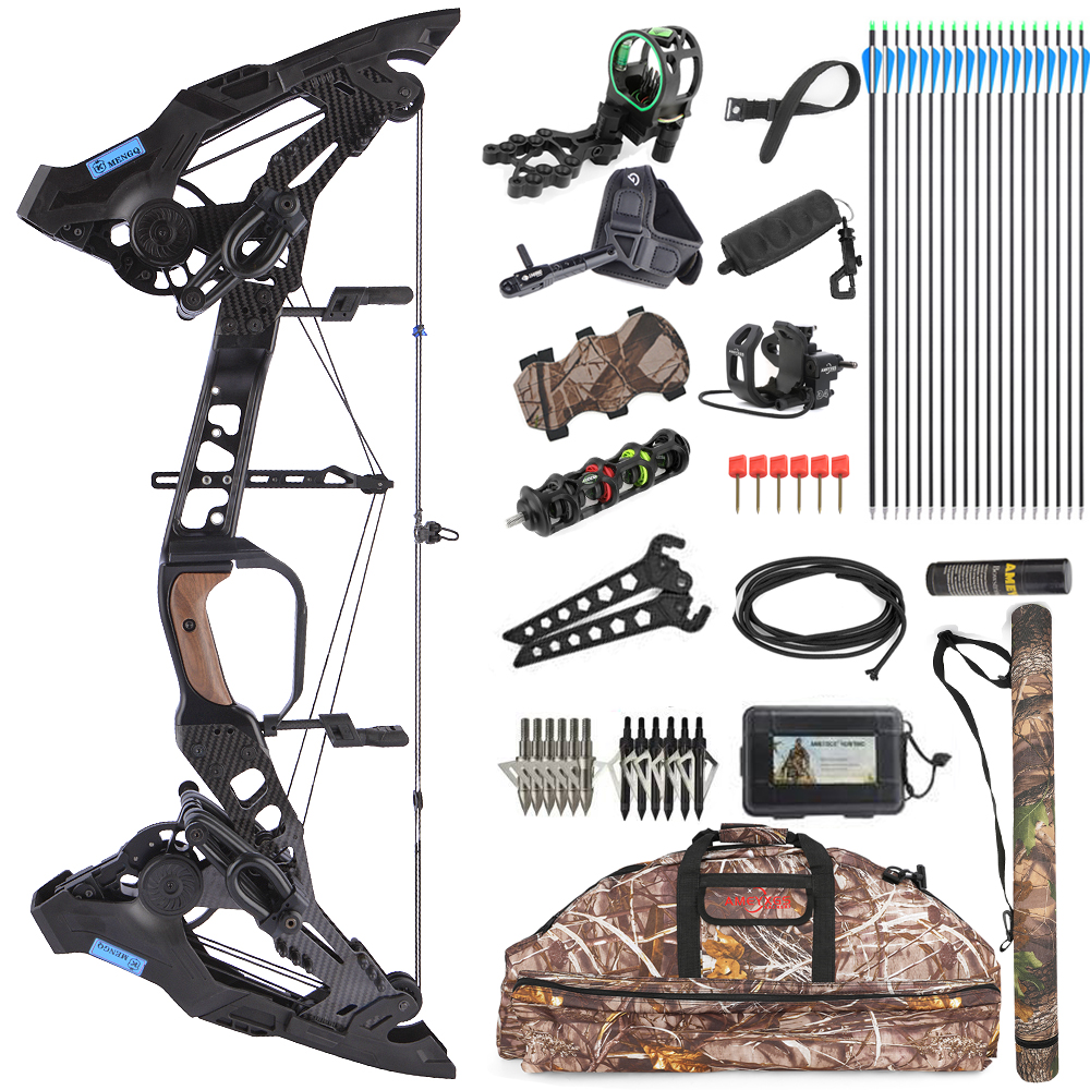Raptor Steel ball Archery Dual-purpose Hunting Compound Bow for Adults 21.5-60 lbs