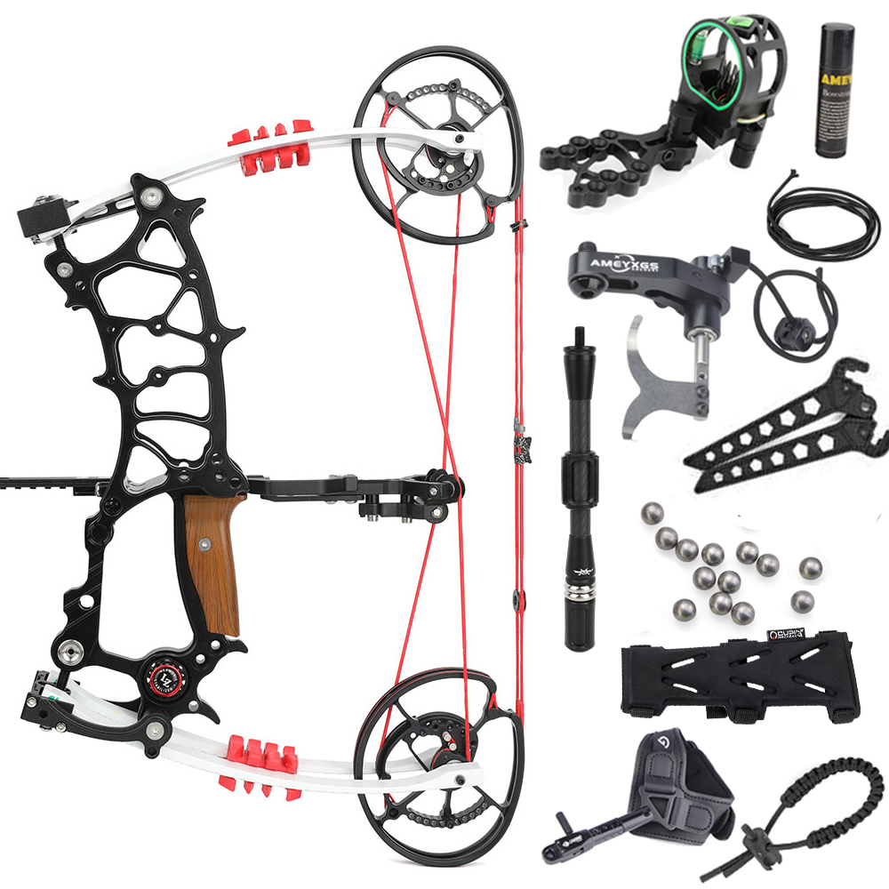Steel Ball Compound Bow Hunting Bow Kit 40-65 lbs
