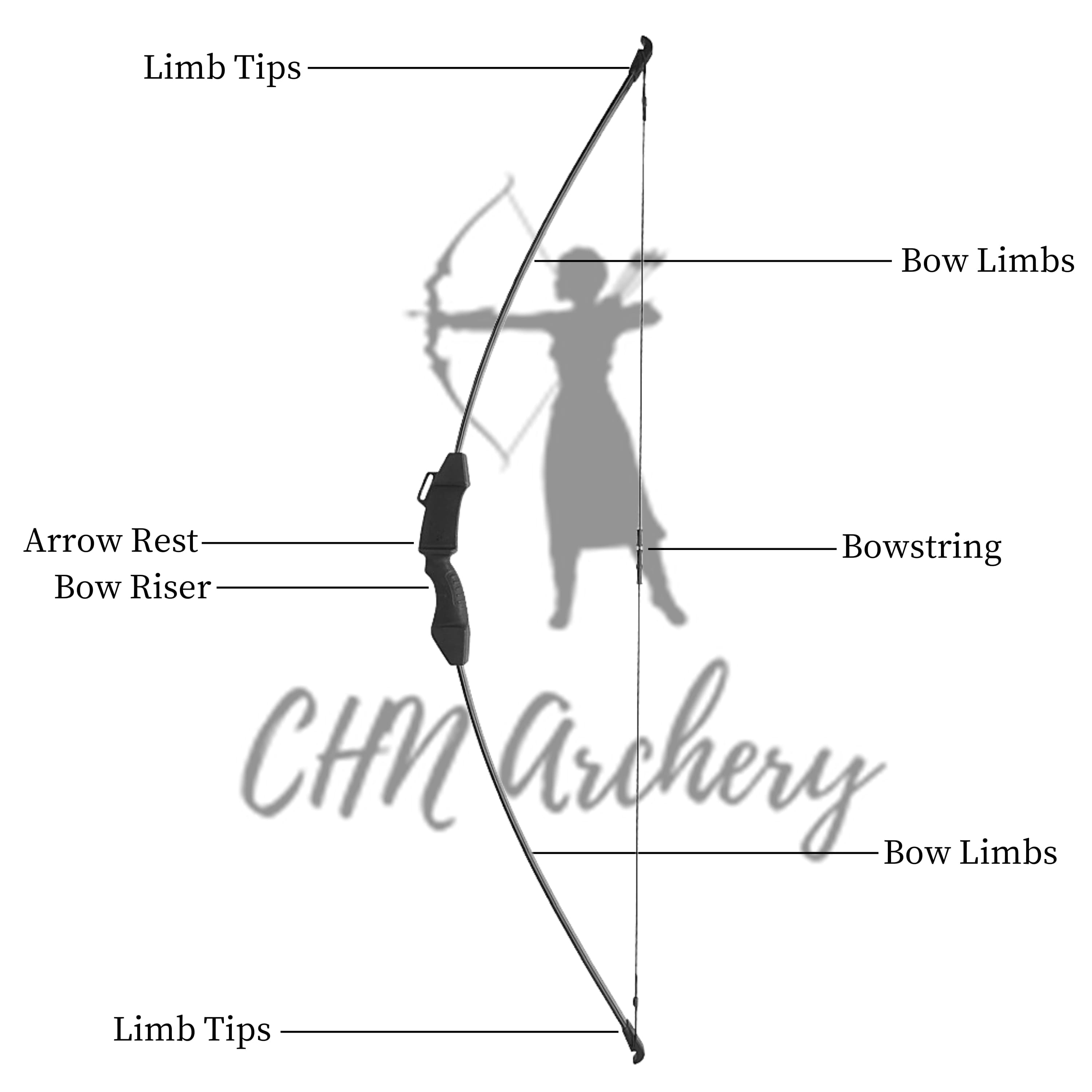 Youth Archery Takedown Recurve Bow Children Practice Outdoor