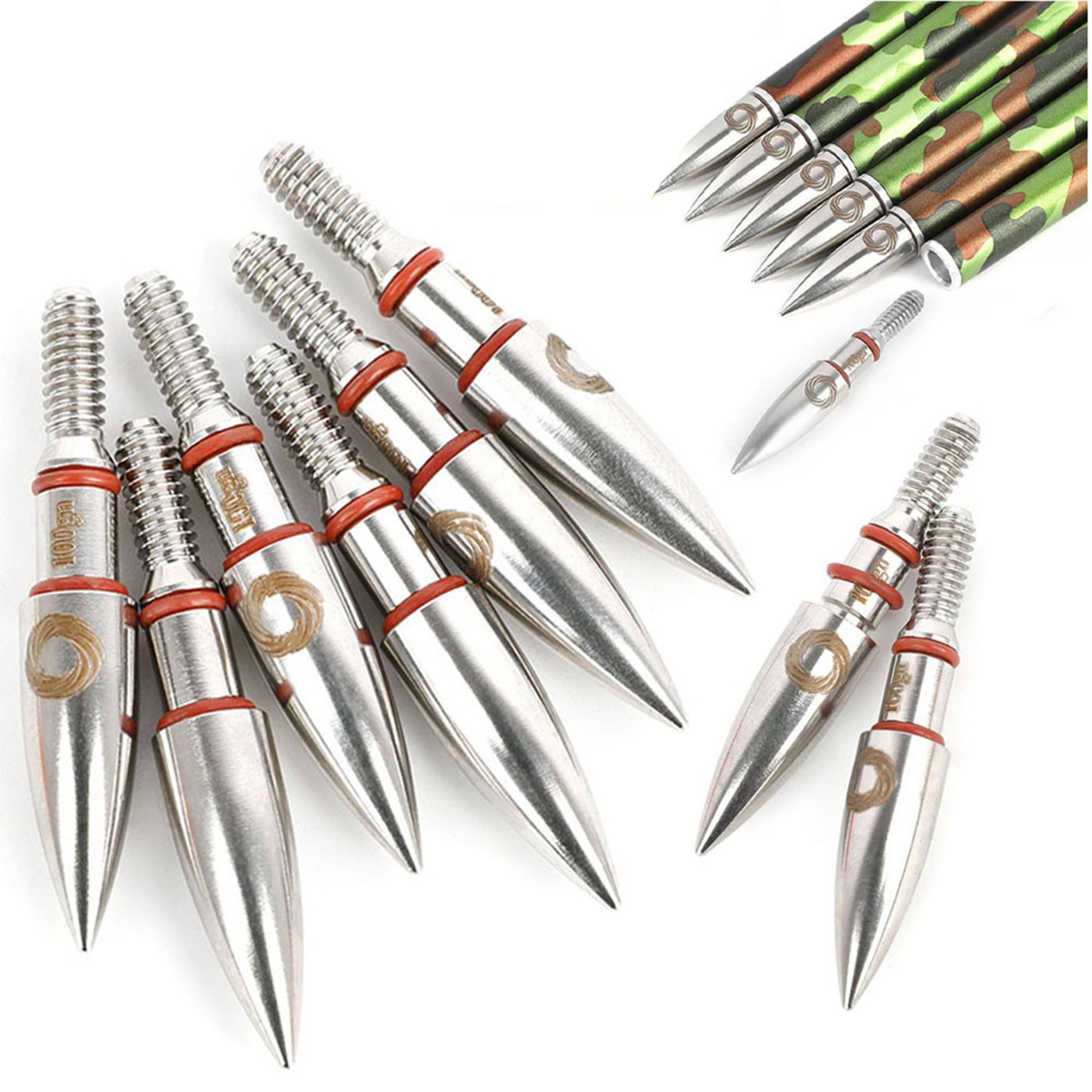 12x Arrowheads 100gr Archery Hunting Tips Recurve Compound Bow