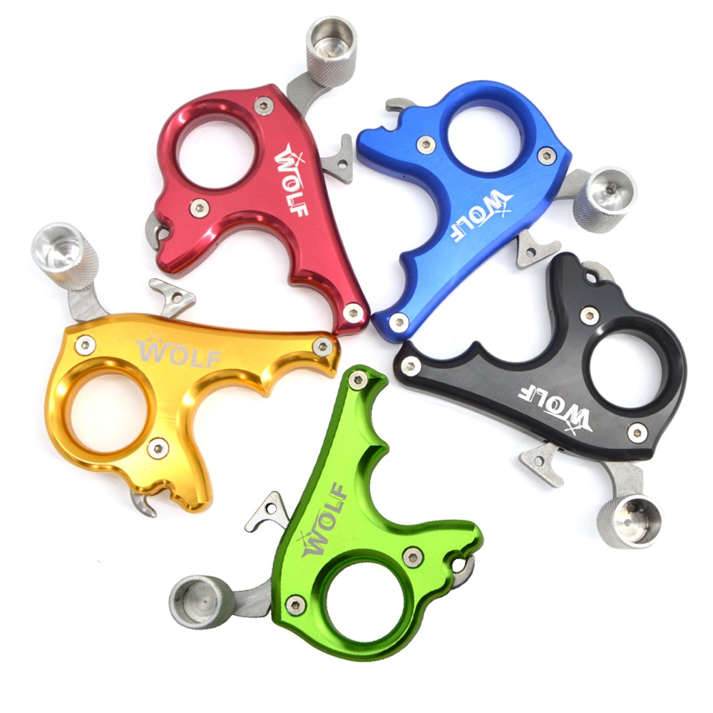 WAR WOLF 3 Finger Archery Release Thumb Release