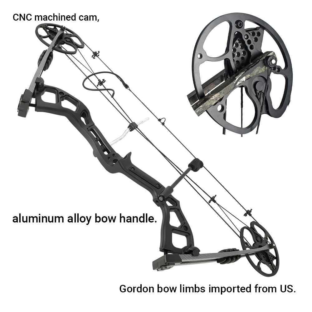 JUNXING M193 Hunting Compound Bow KIT for Adults 0-70 lbs