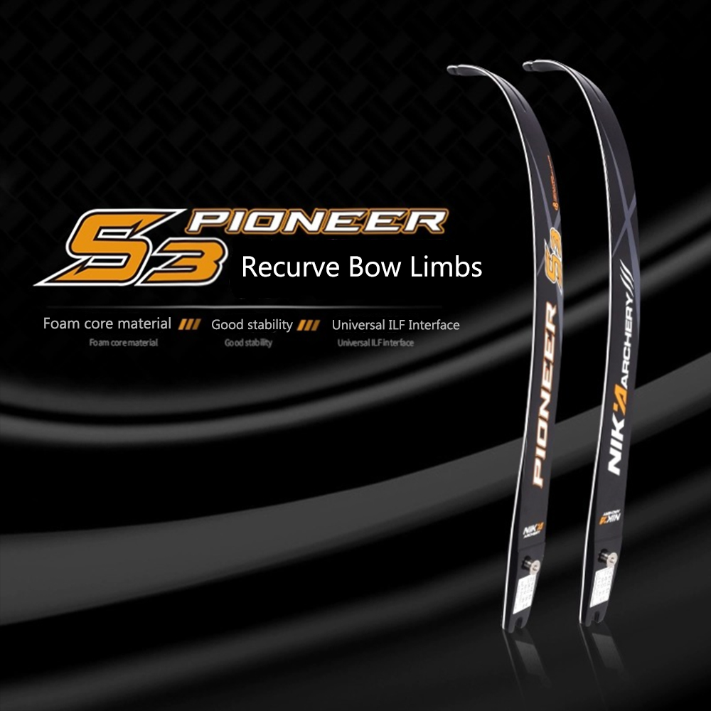 NIKA S3 ILF Recurve Limbs 100% Carbon 66" 68" 70" @25H