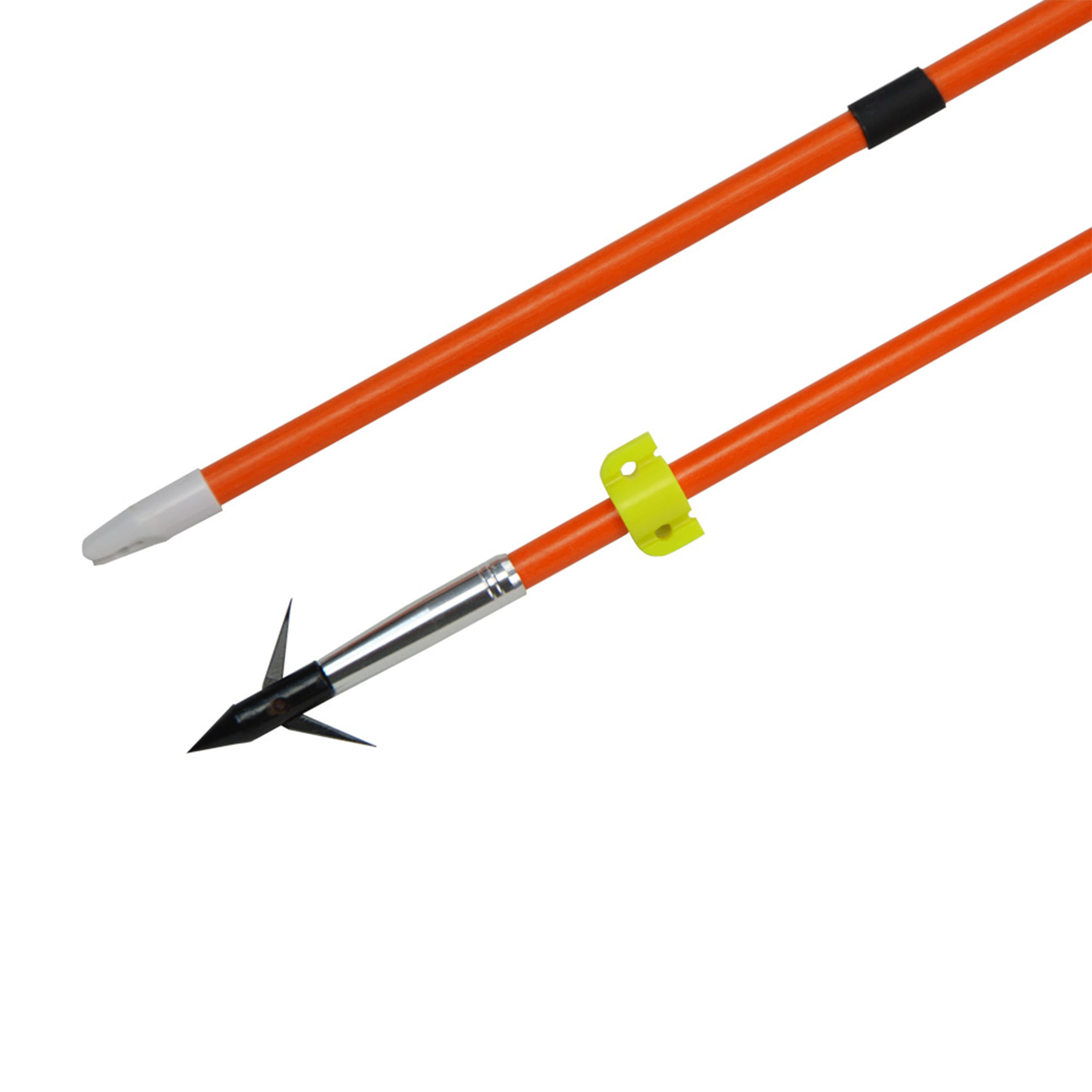 6pcs Bowfishing Archery Fishing Arrow Glue-on Nock Additional Screw