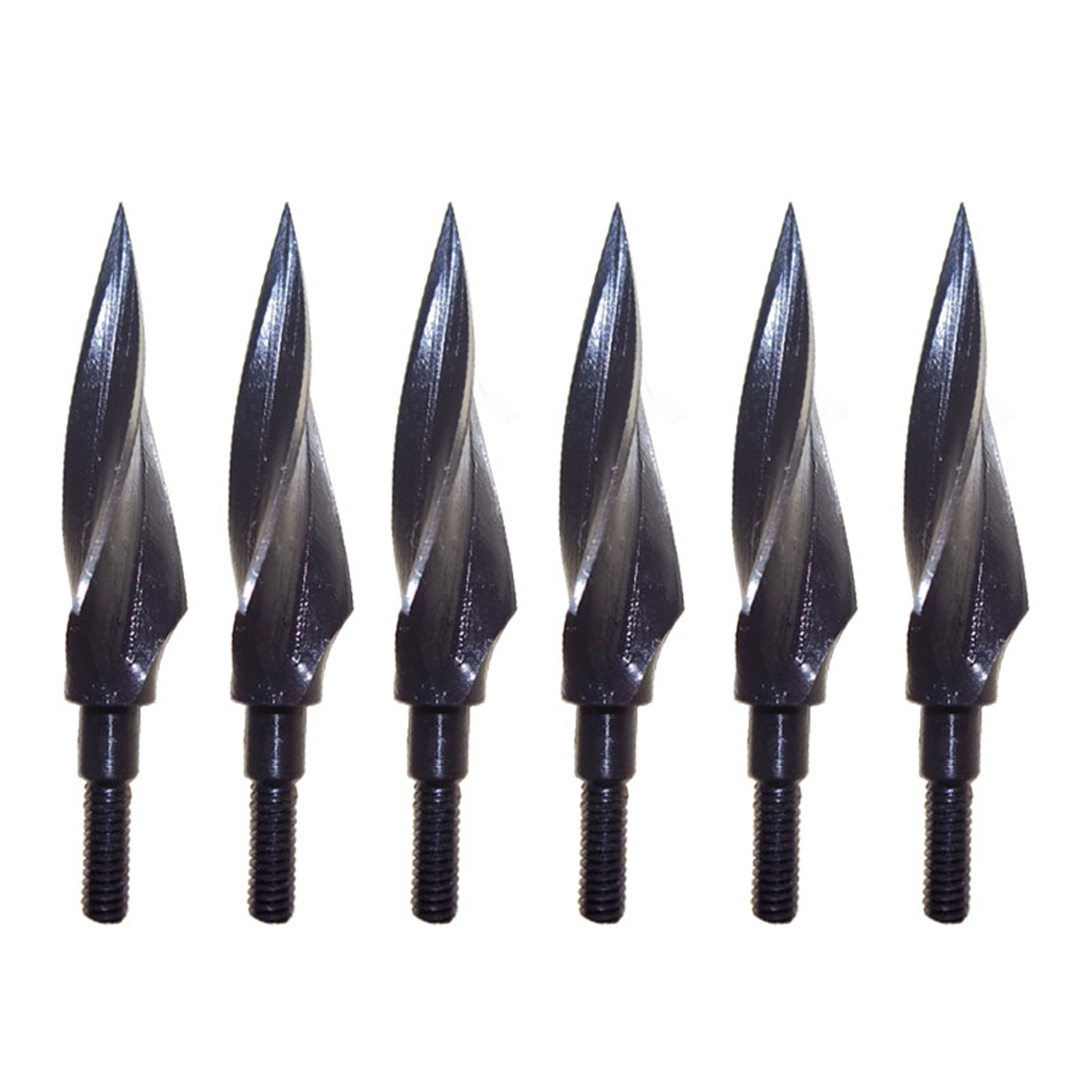 12X Hunting Broadheads Arrowheads 150gr Screw Point Archery Hunting 
