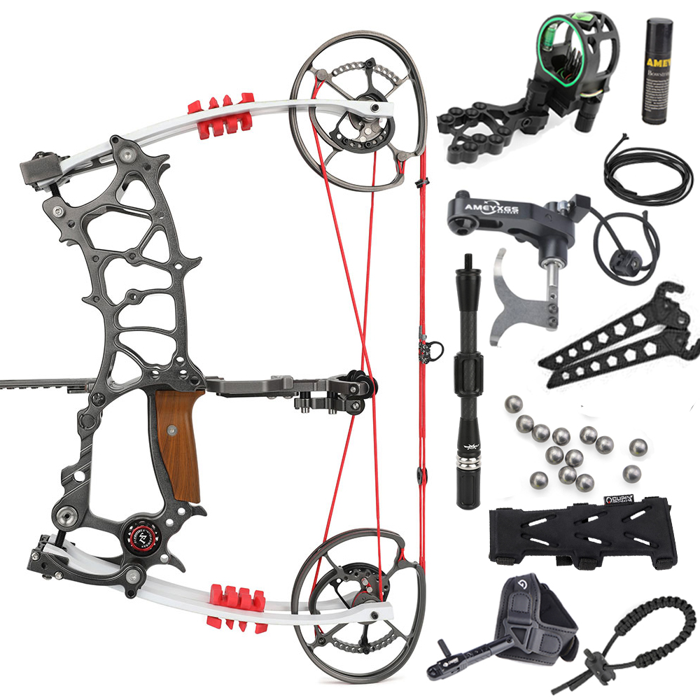 Steel Ball Compound Bow Hunting Bow Kit 40-65 lbs