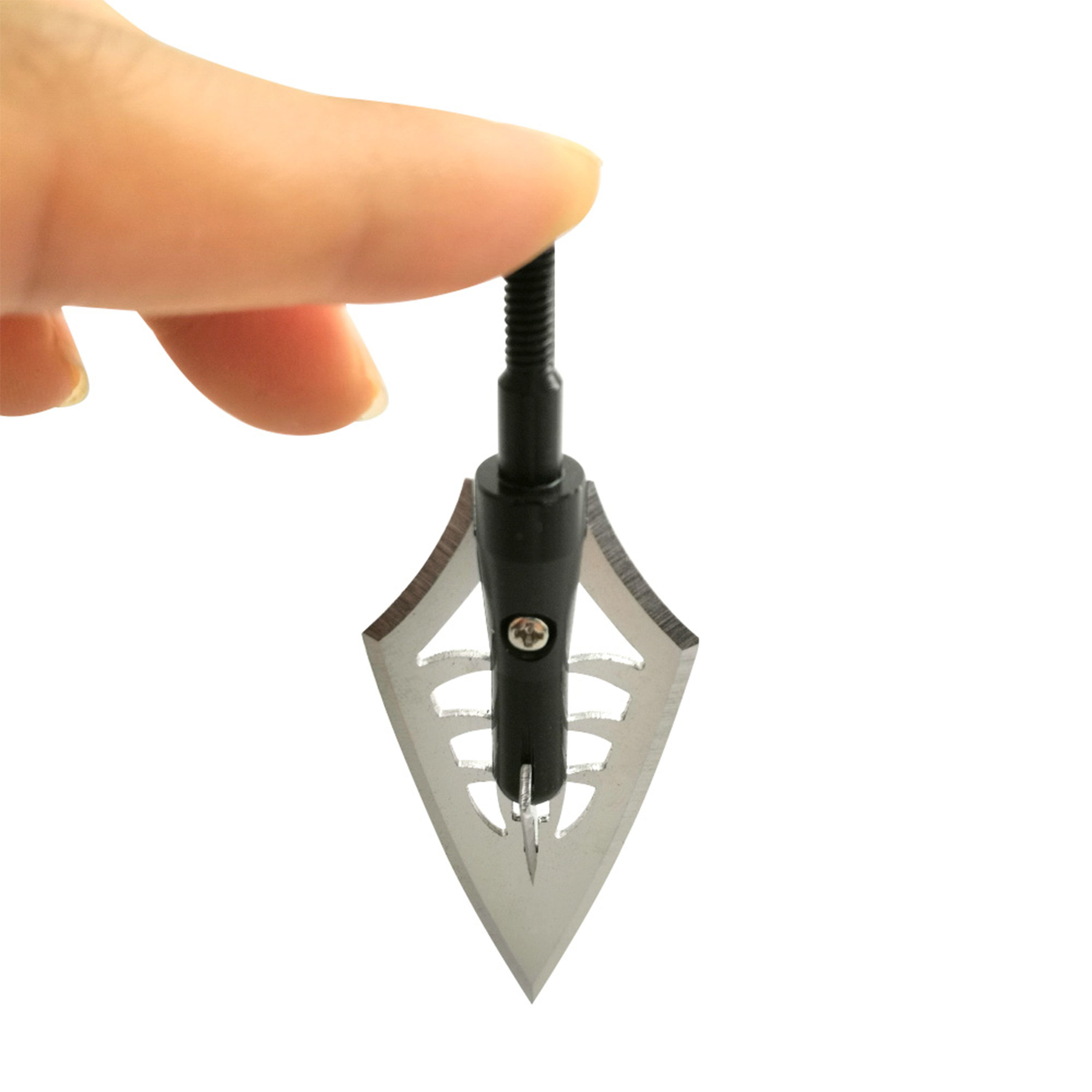 12 Archery Blade Hunting Broadheads Archery Screw Tips Shooting