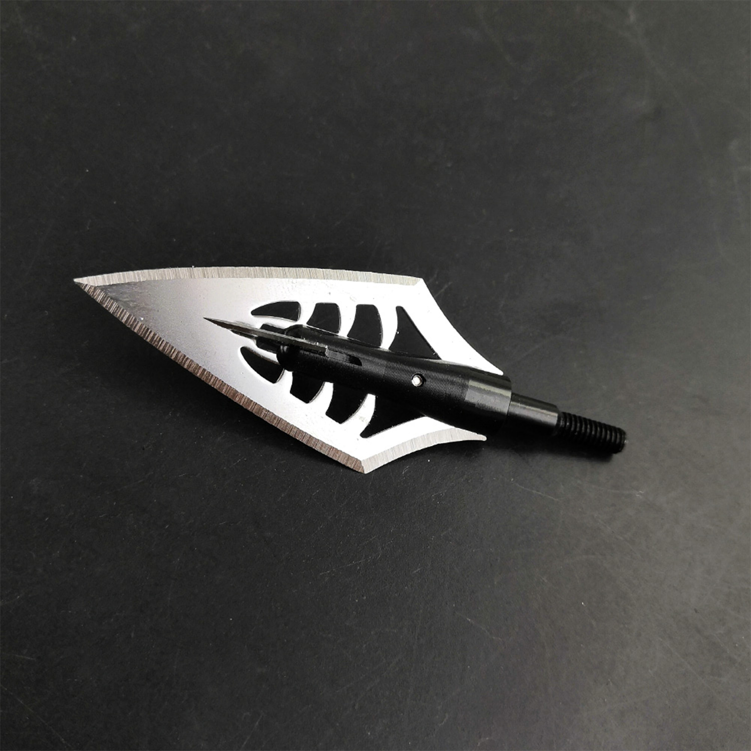 12 Archery Blade Hunting Broadheads Archery Screw Tips Shooting