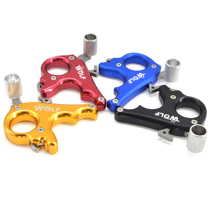 WAR WOLF 3 Finger Archery Release Thumb Release