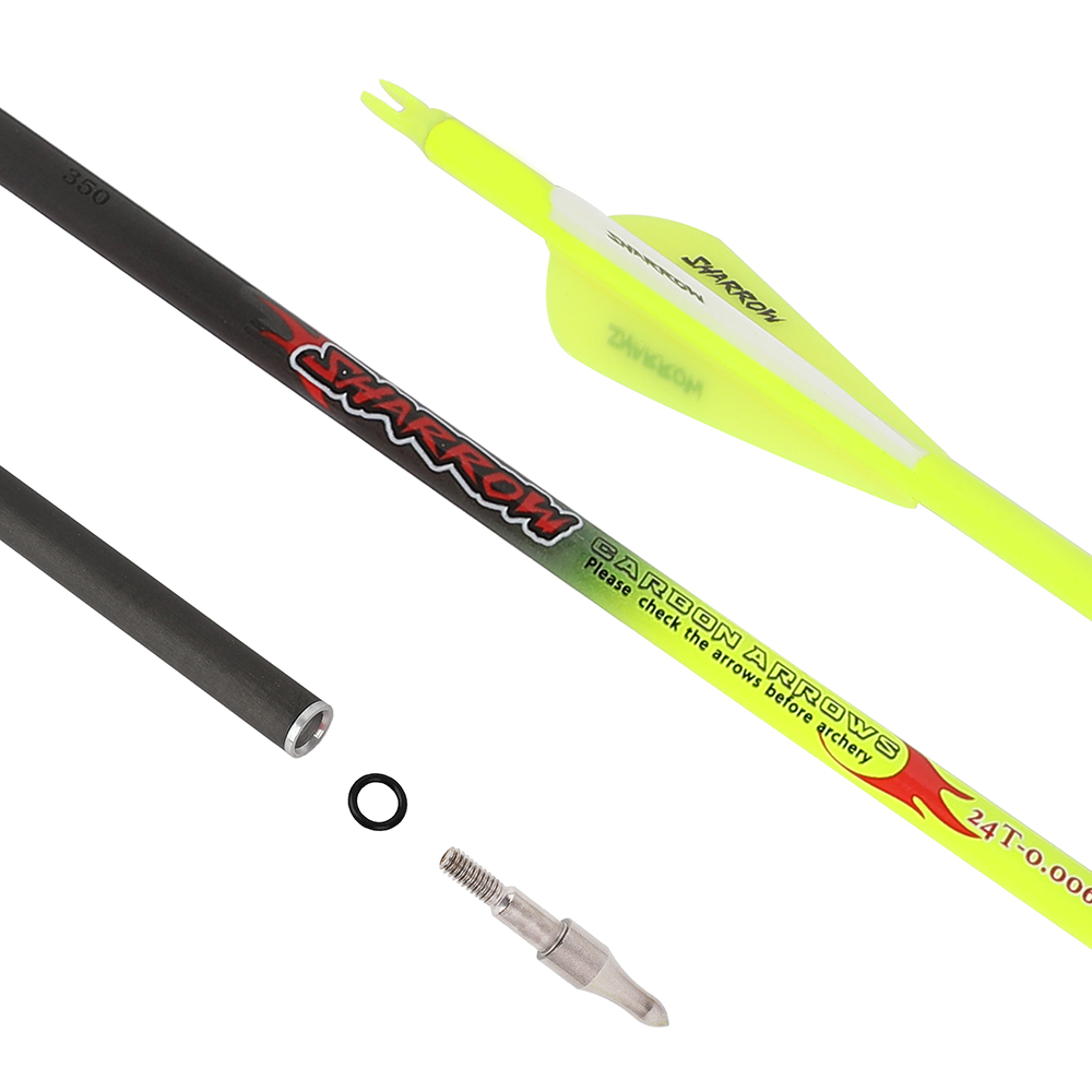  SHARROW 31" Carbon Arrows Hunting Arrows Spine 300-600(12 Pack)