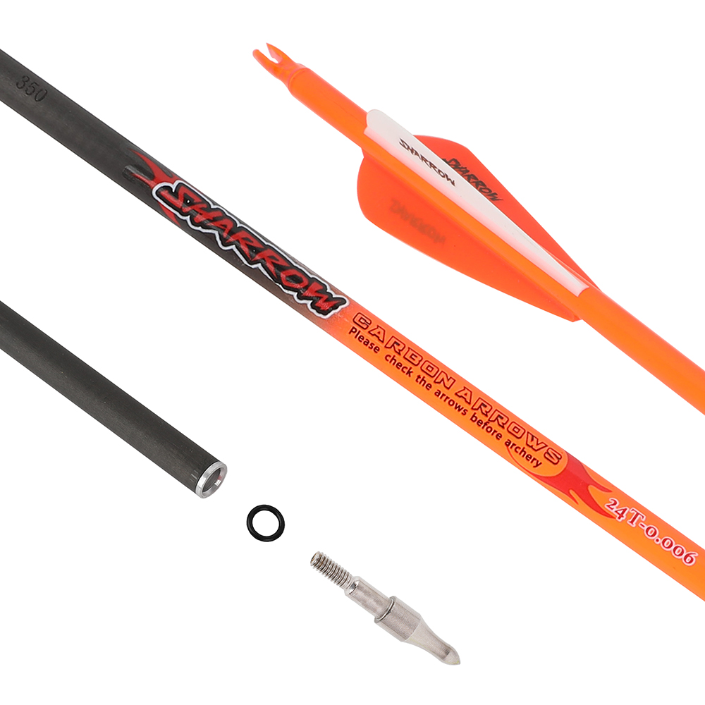  SHARROW 31" Carbon Arrows Hunting Arrows Spine 300-600(12 Pack)