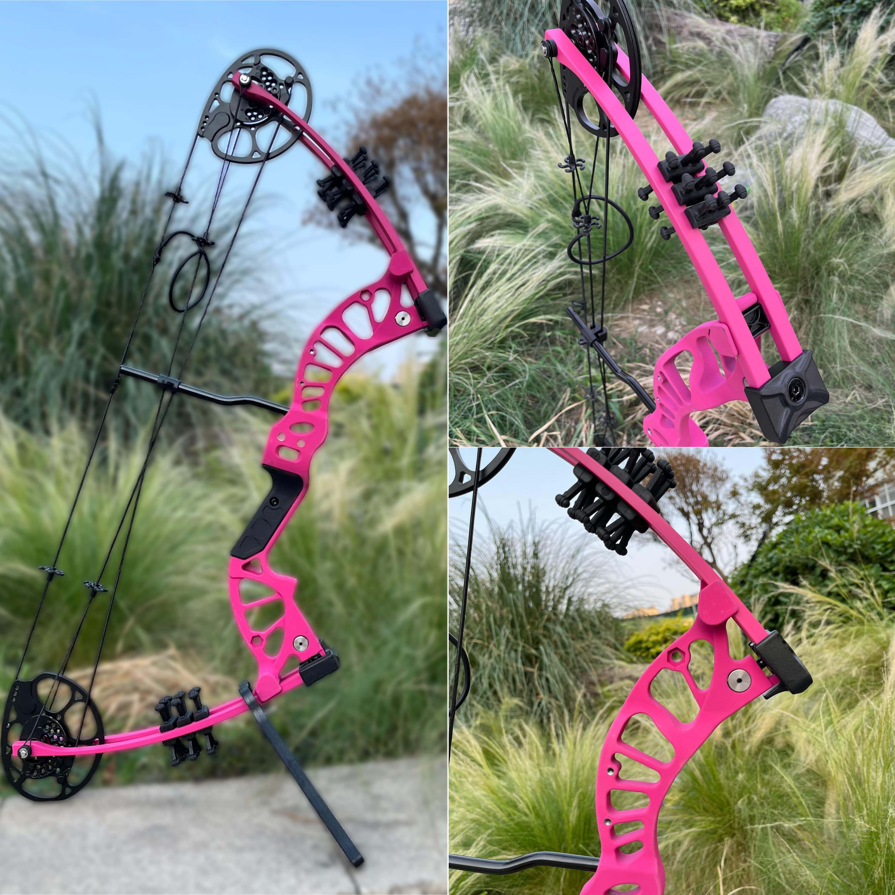 Archery 15-45lbs Compound Bow Set Shooting Target