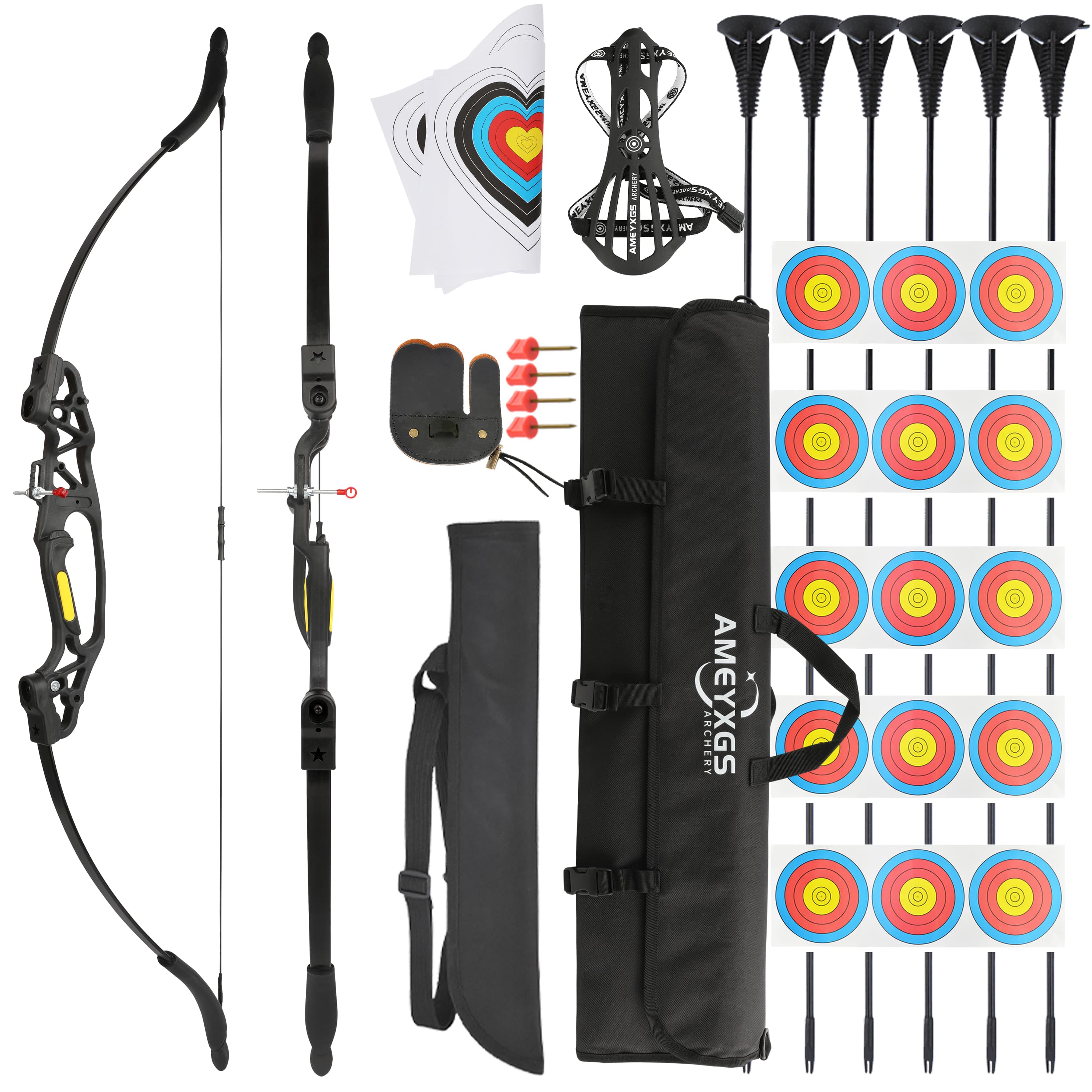 Kids Light weight Compound Bow set Outdoor Archery Gear