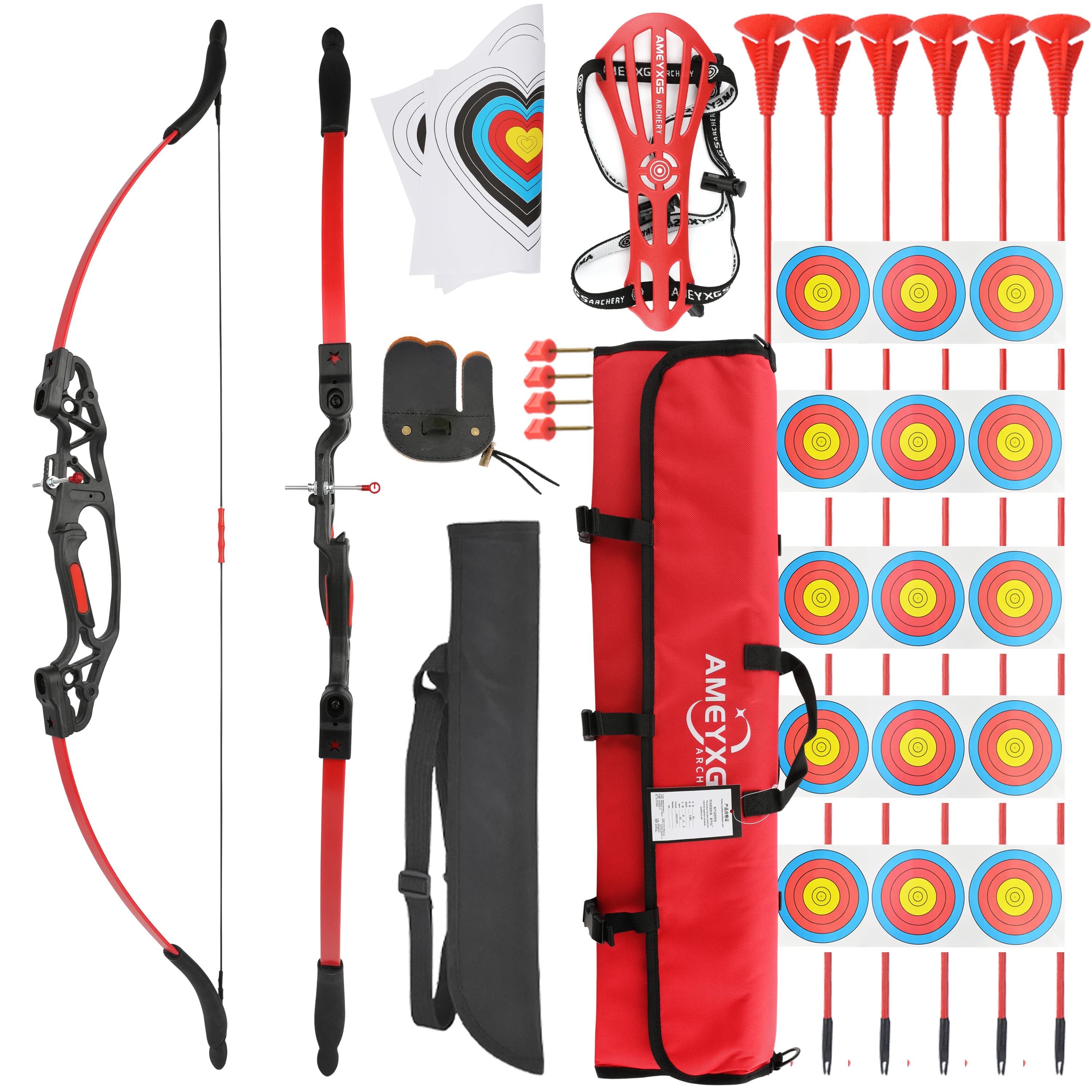 Kids Light weight Compound Bow set Outdoor Archery Gear
