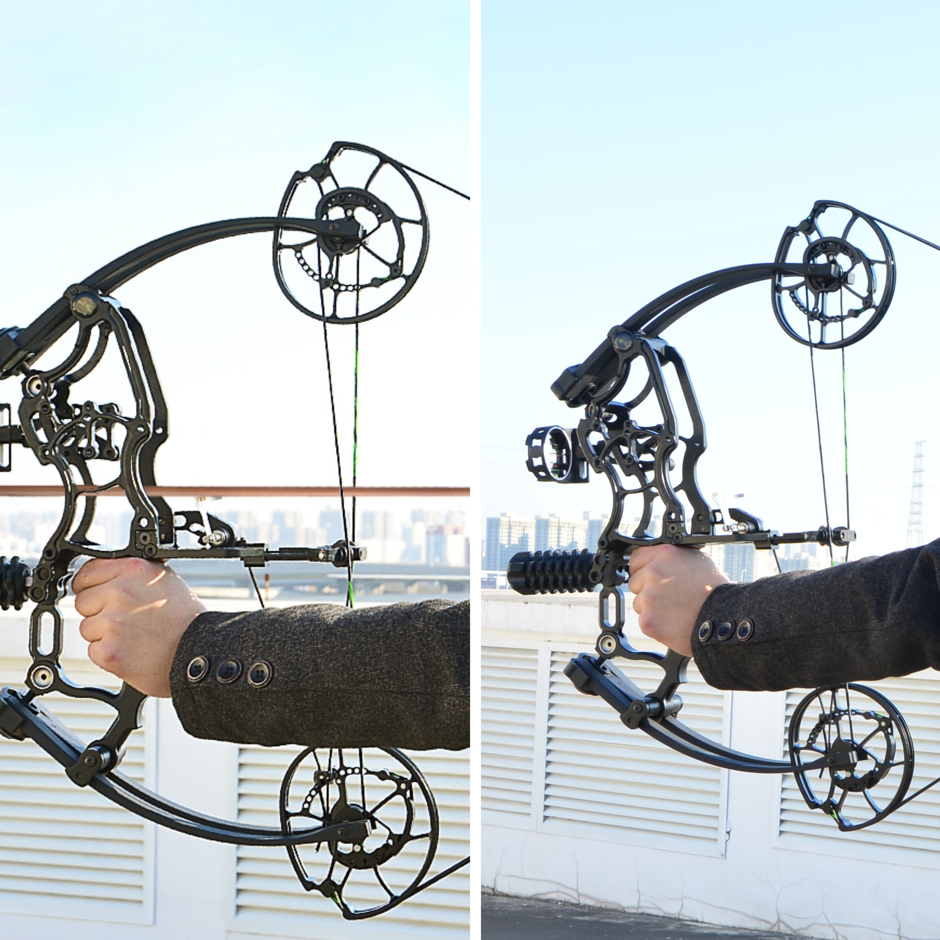 Draw Weight 30-70LBS Dual Use Compound Bow Set Shooting archery 