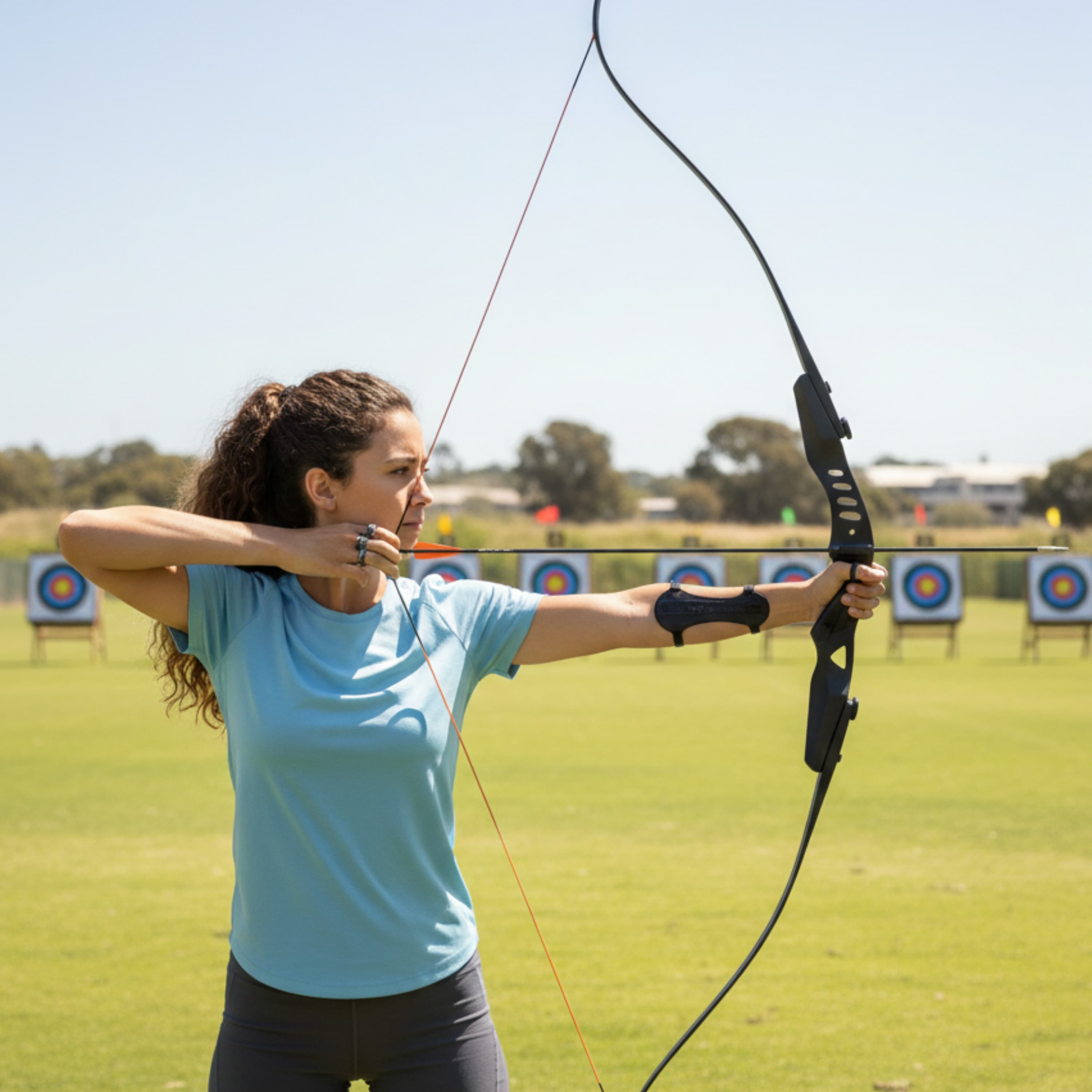 Archery ILF Recurve Bow 20lbs Shooting Bow RH Hunting