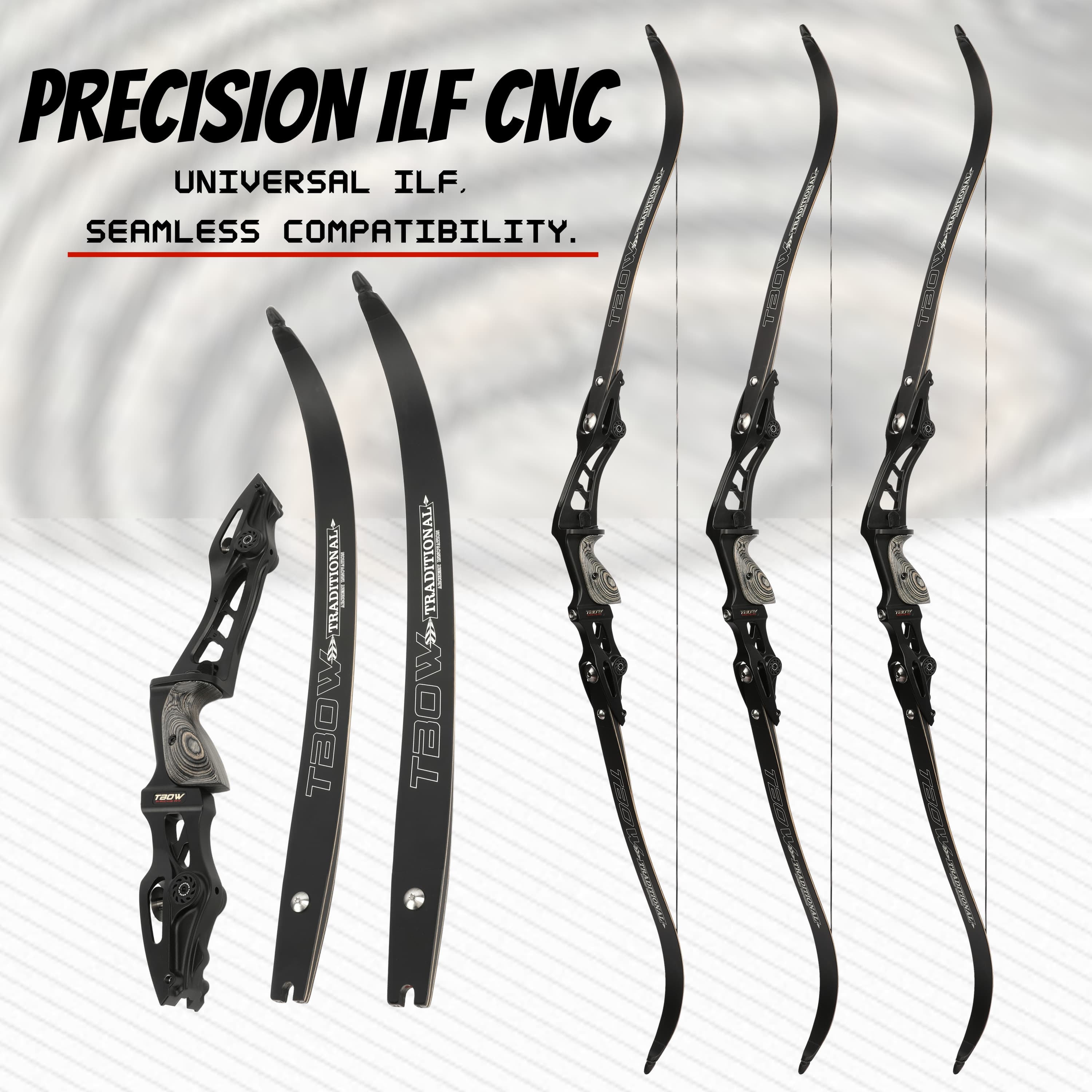 62" Archery Recurve Bow 25-60lbs Longbow RH Hunting