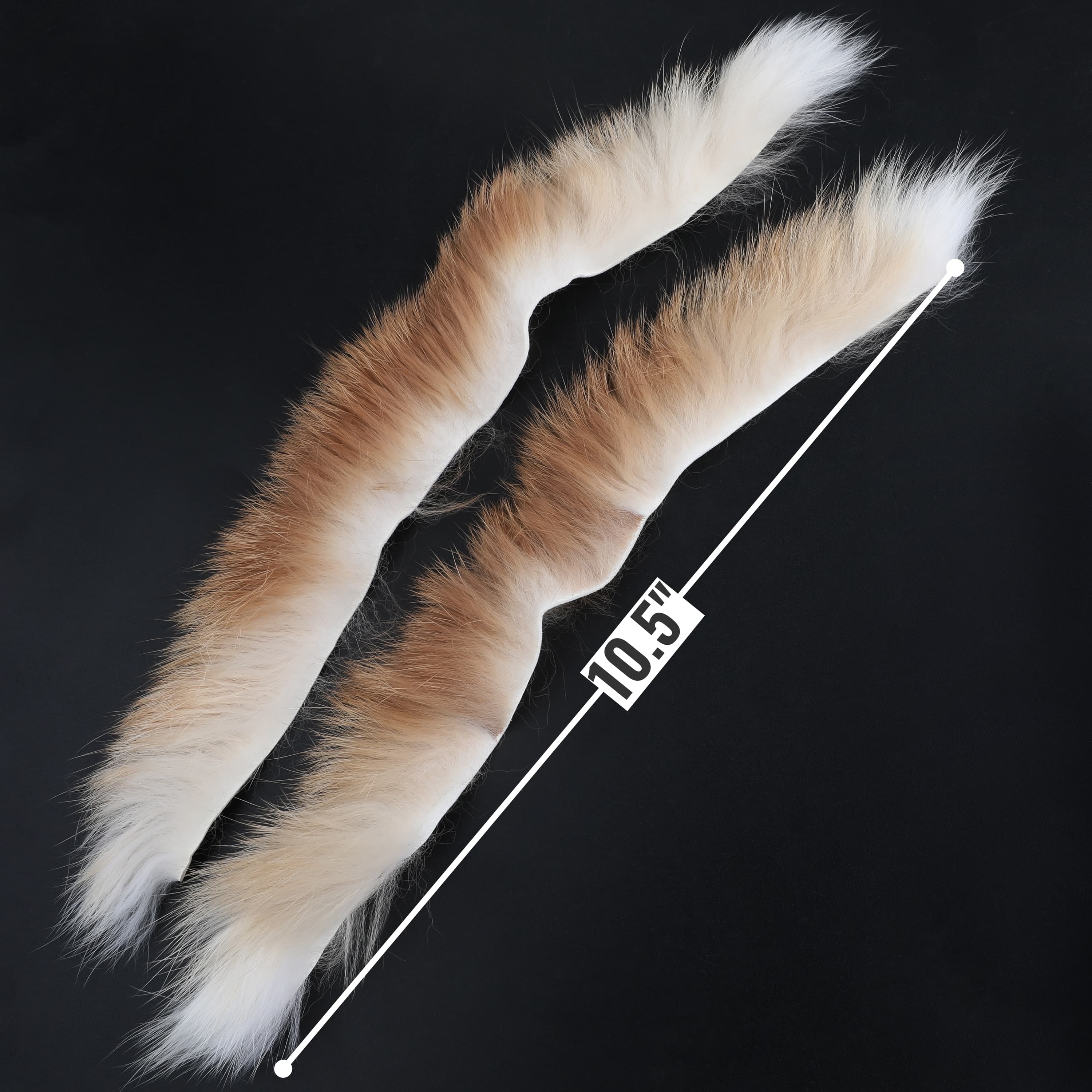 Rabbit Fur Bow String Silencers Traditional Archery (2 Pack)-CHN Archery