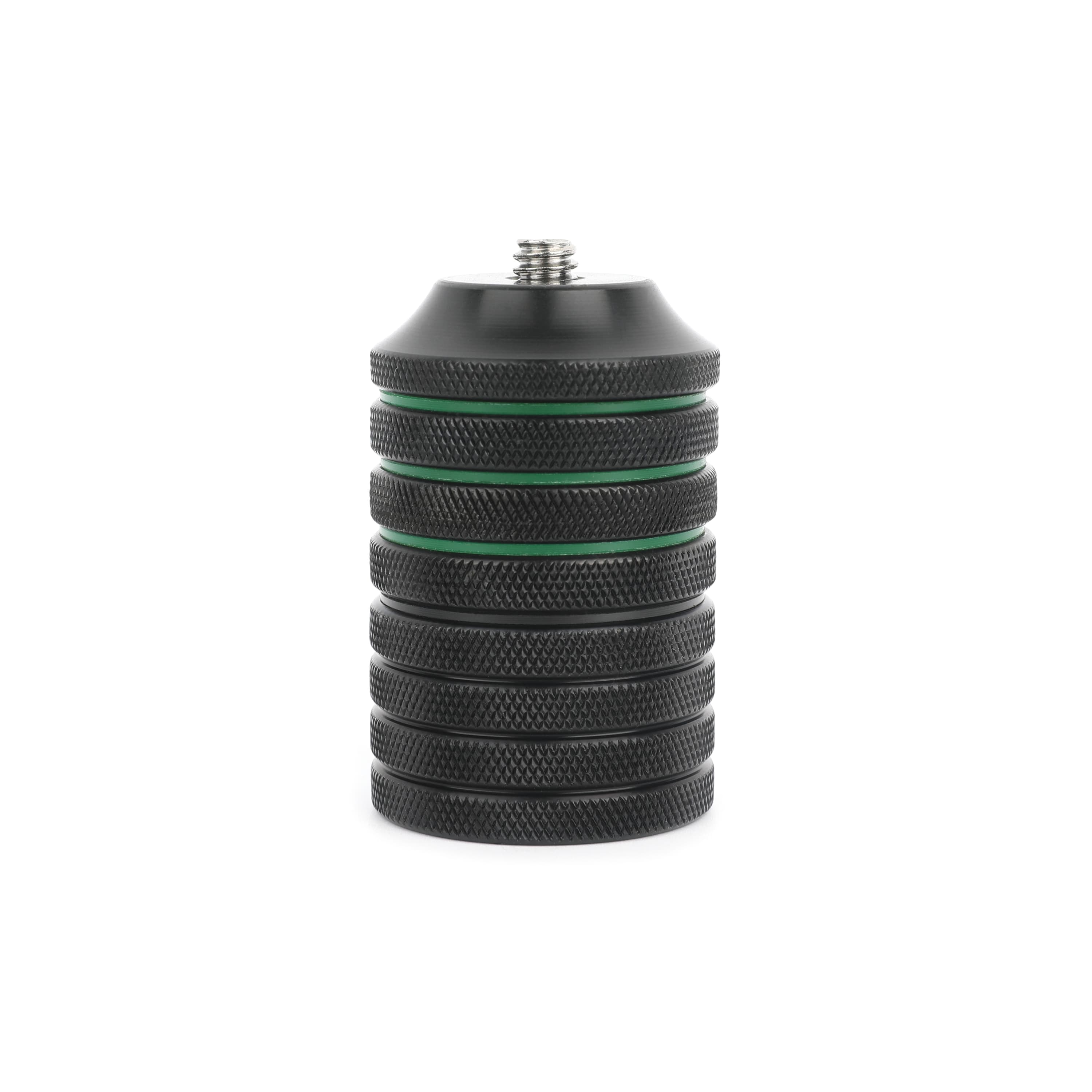 Black Stainless Steel Solid Stack Stabilizer Weights (Colored Spacers)-CHN Archery