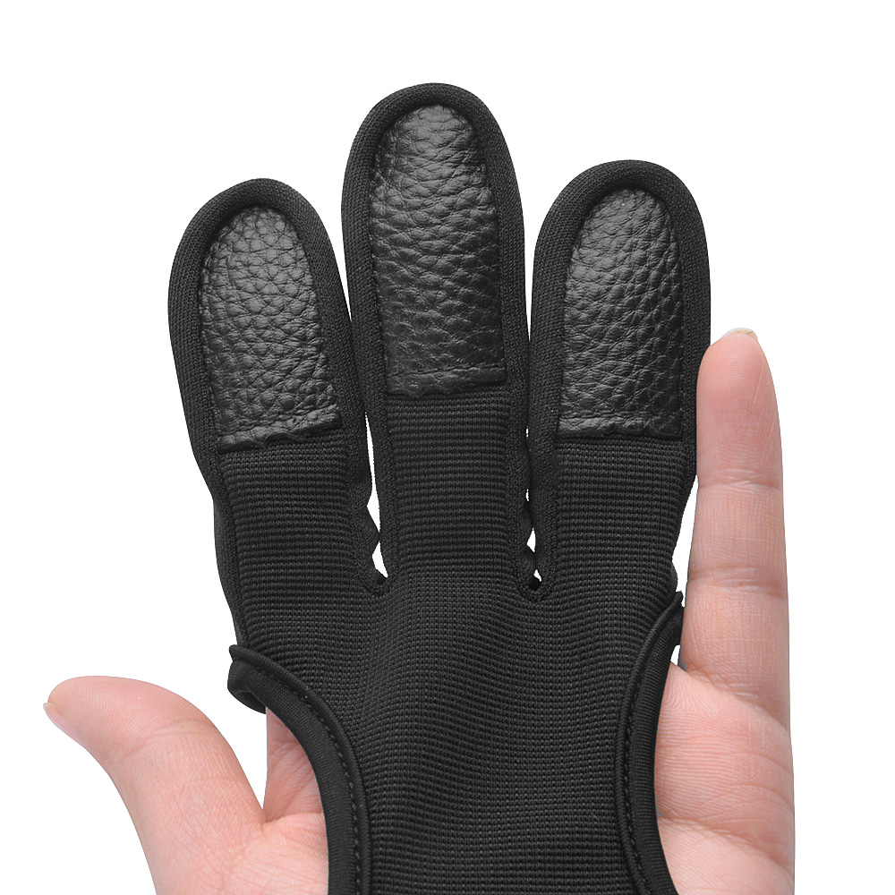 AMEYXGS Archery Glove Knitted 3-Finger Bow Shooting Glove-CHN Archery