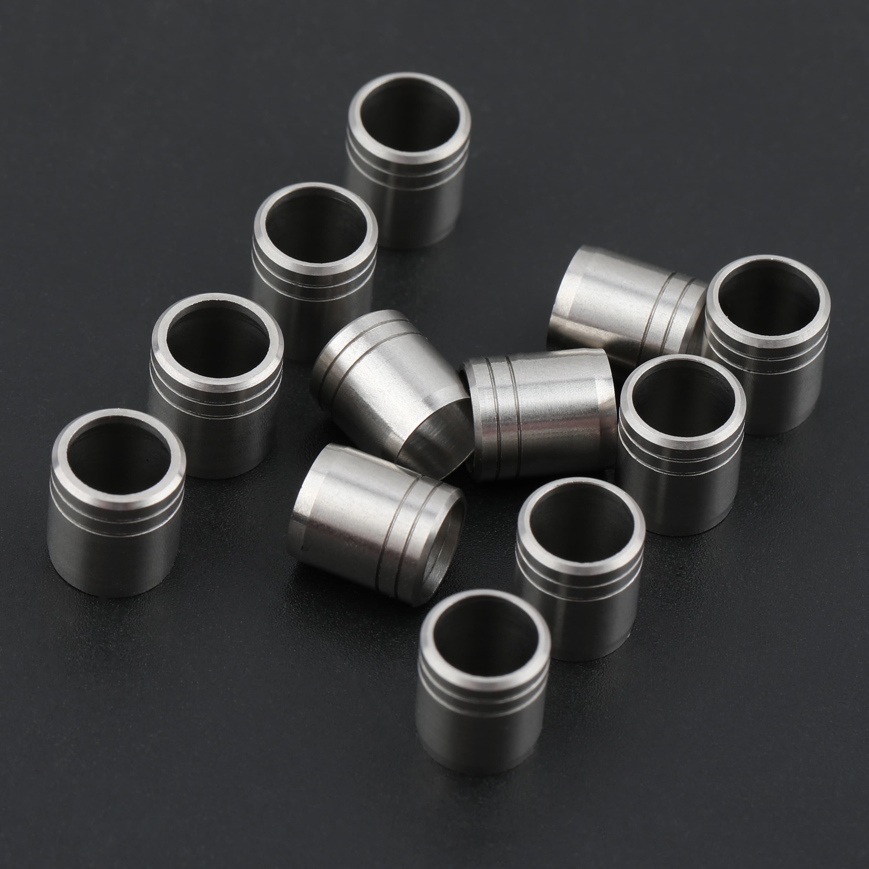 Arrow Nock Collars 6.2 mm Stainless Steel (12 Pack)CHN Archery