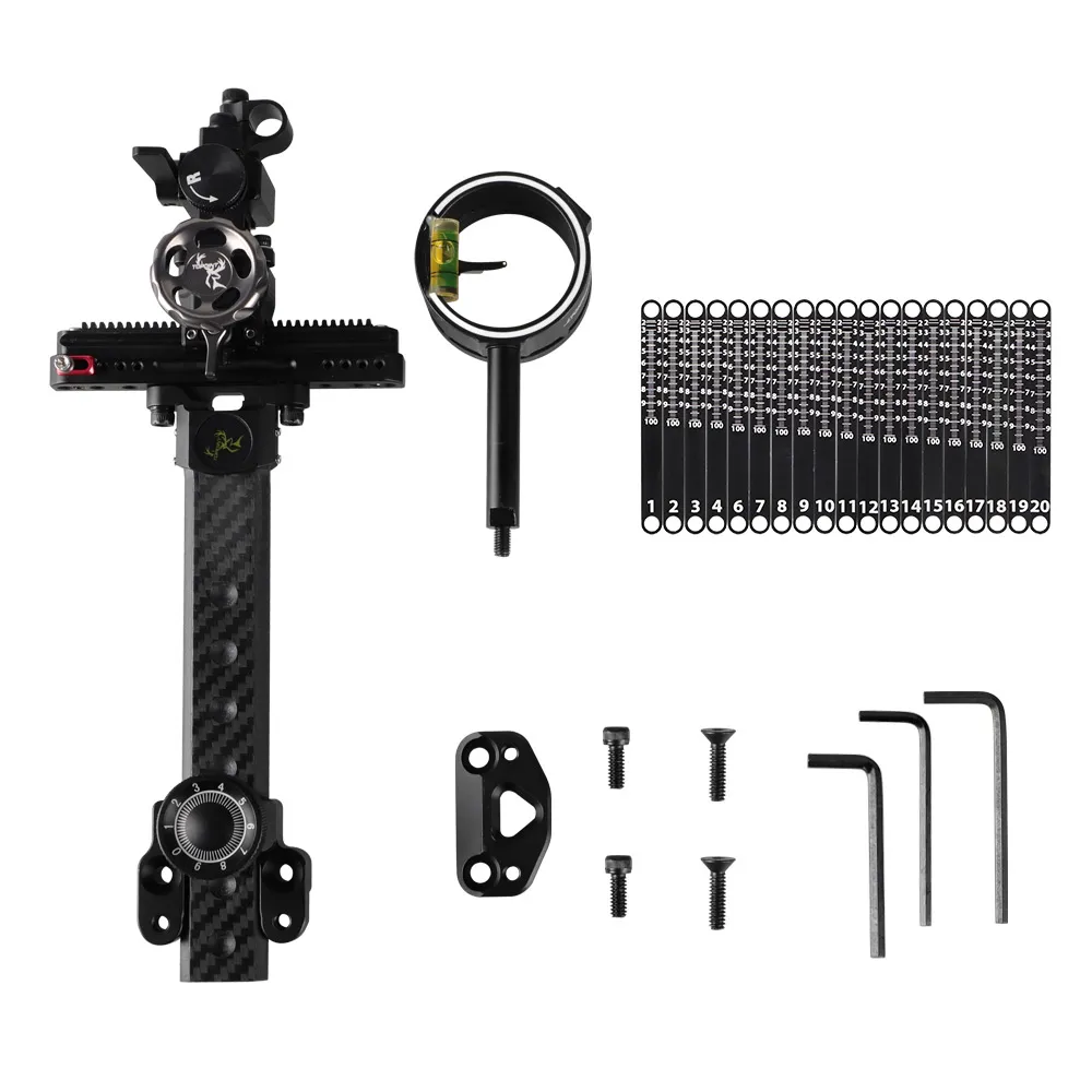 TOPOINT TX9610 Micro Adjustable Bow Sight Carbon Extension-CHN Archery