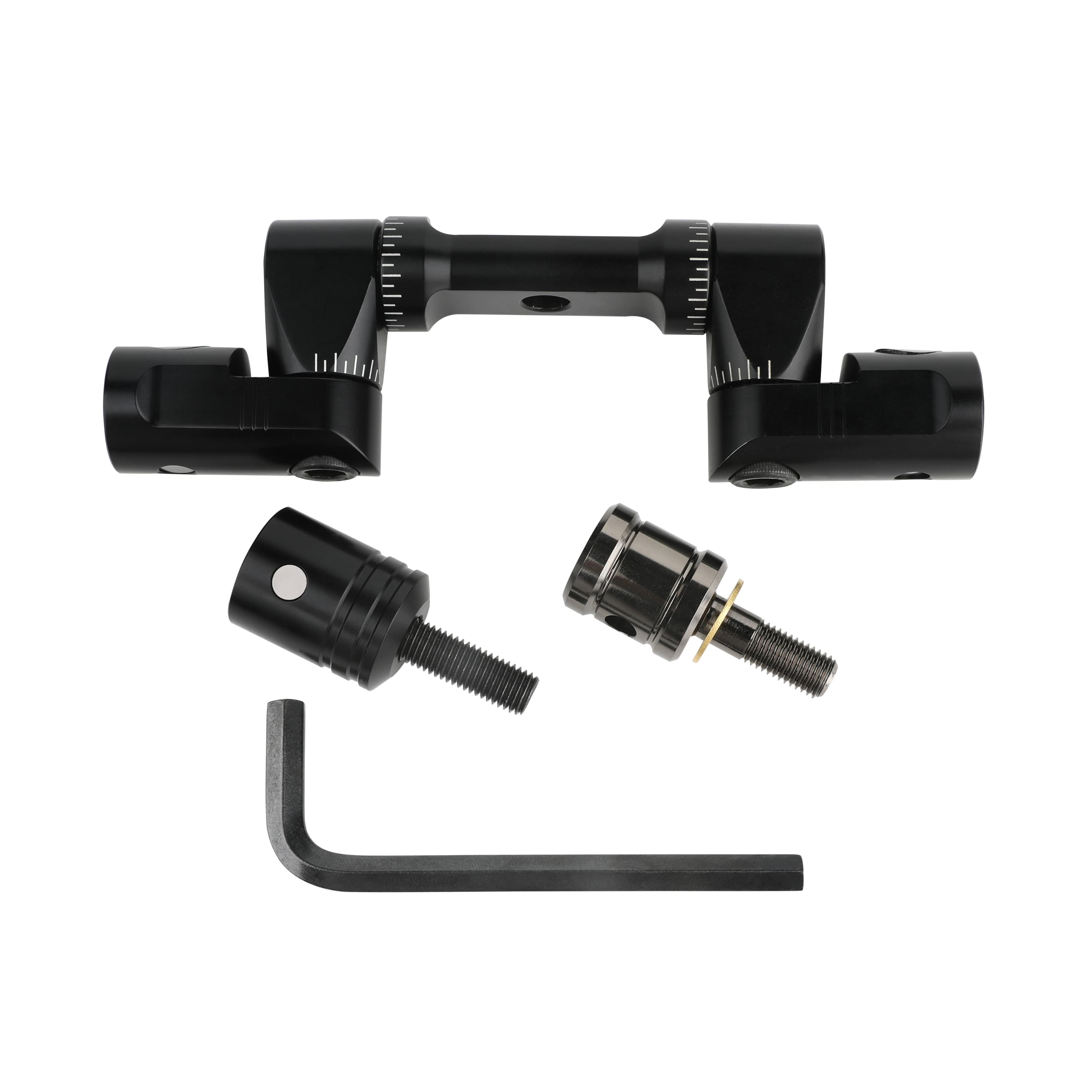 AKT-SP102 Fully Adjustable Double V-Bar Mount with Eye Bolt-CHN Archery
