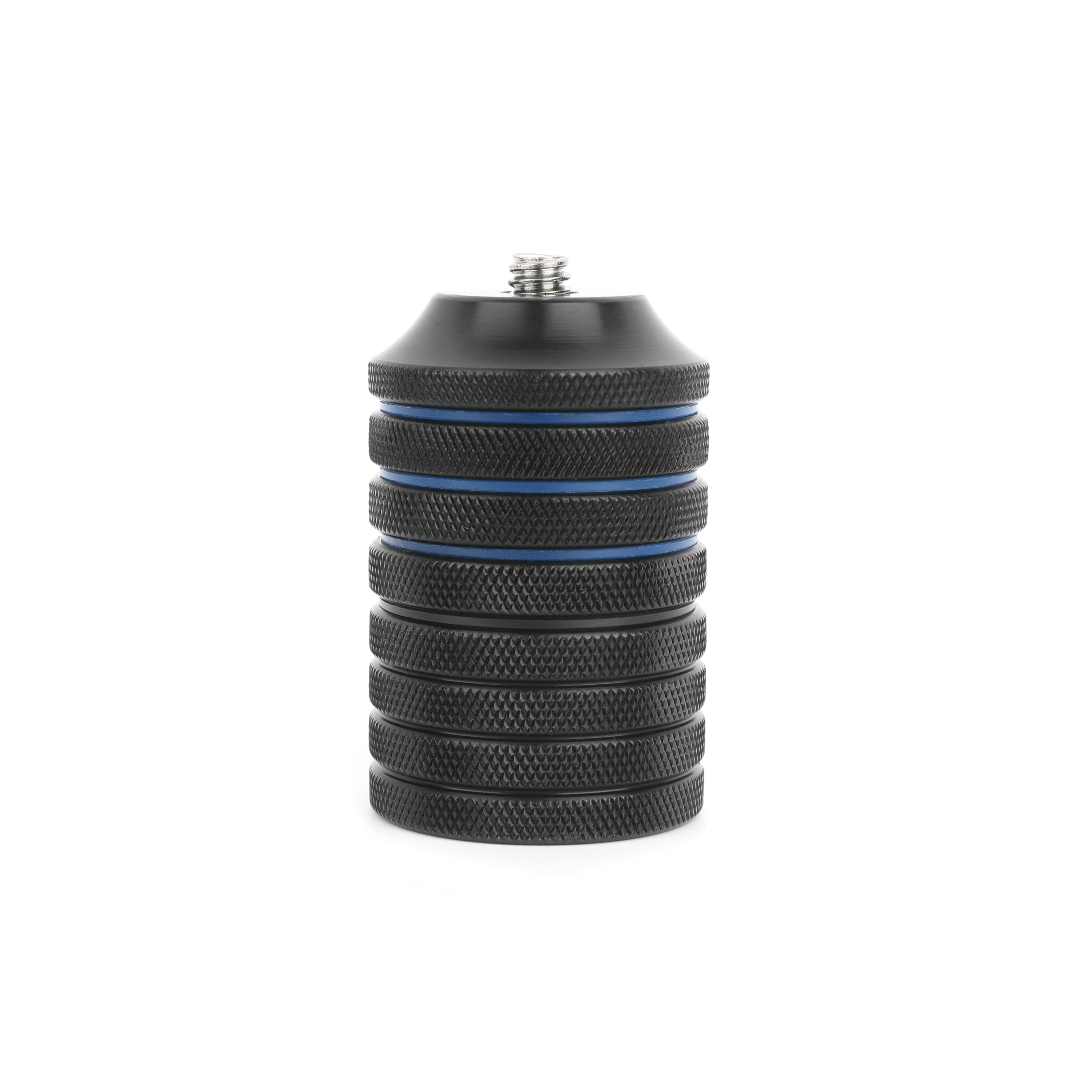 Black Stainless Steel Solid Stack Stabilizer Weights (Colored Spacers)-CHN Archery