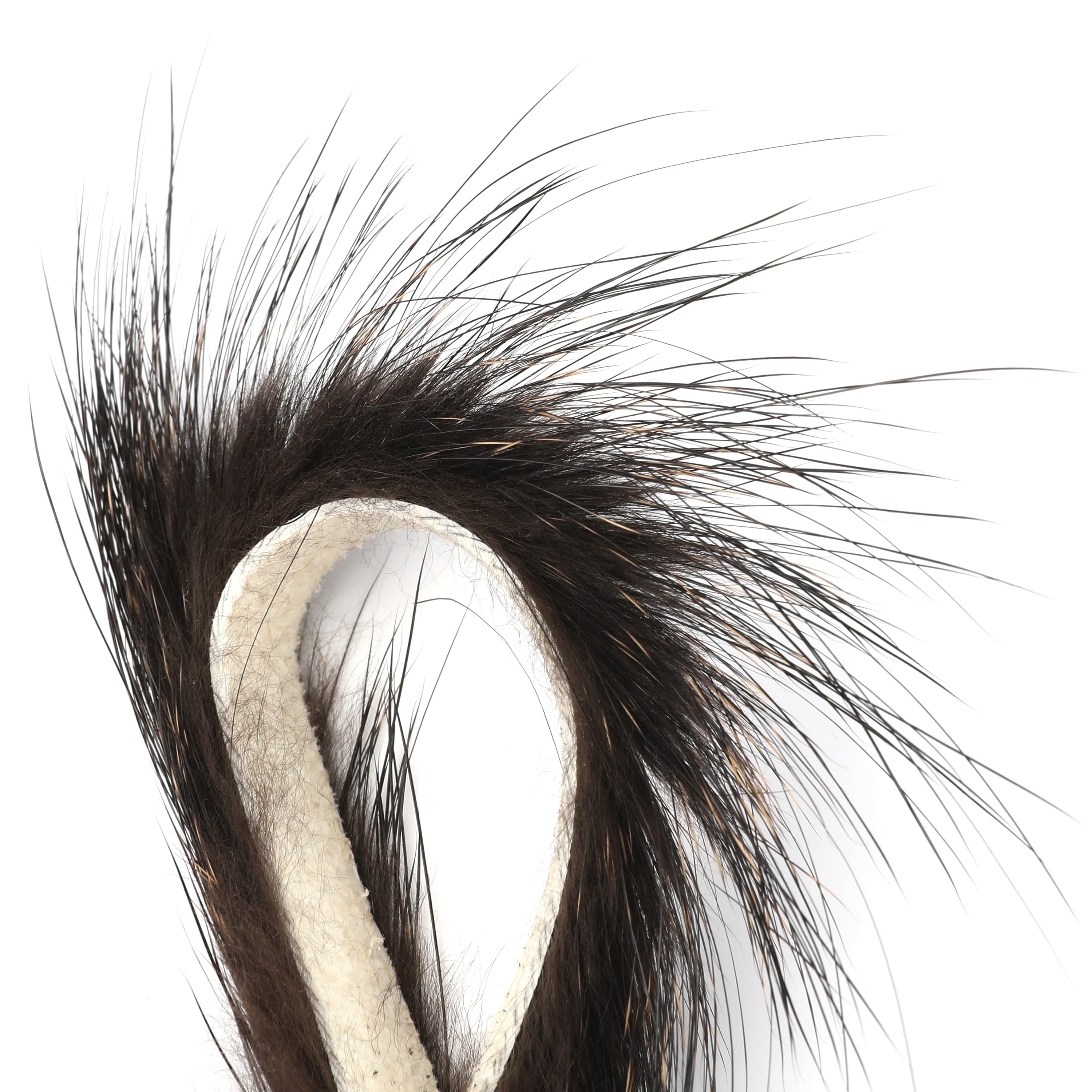 Natural Beaver Fur Bow String Silencers for Traditional Bow (2 Pack)-CHN Archery