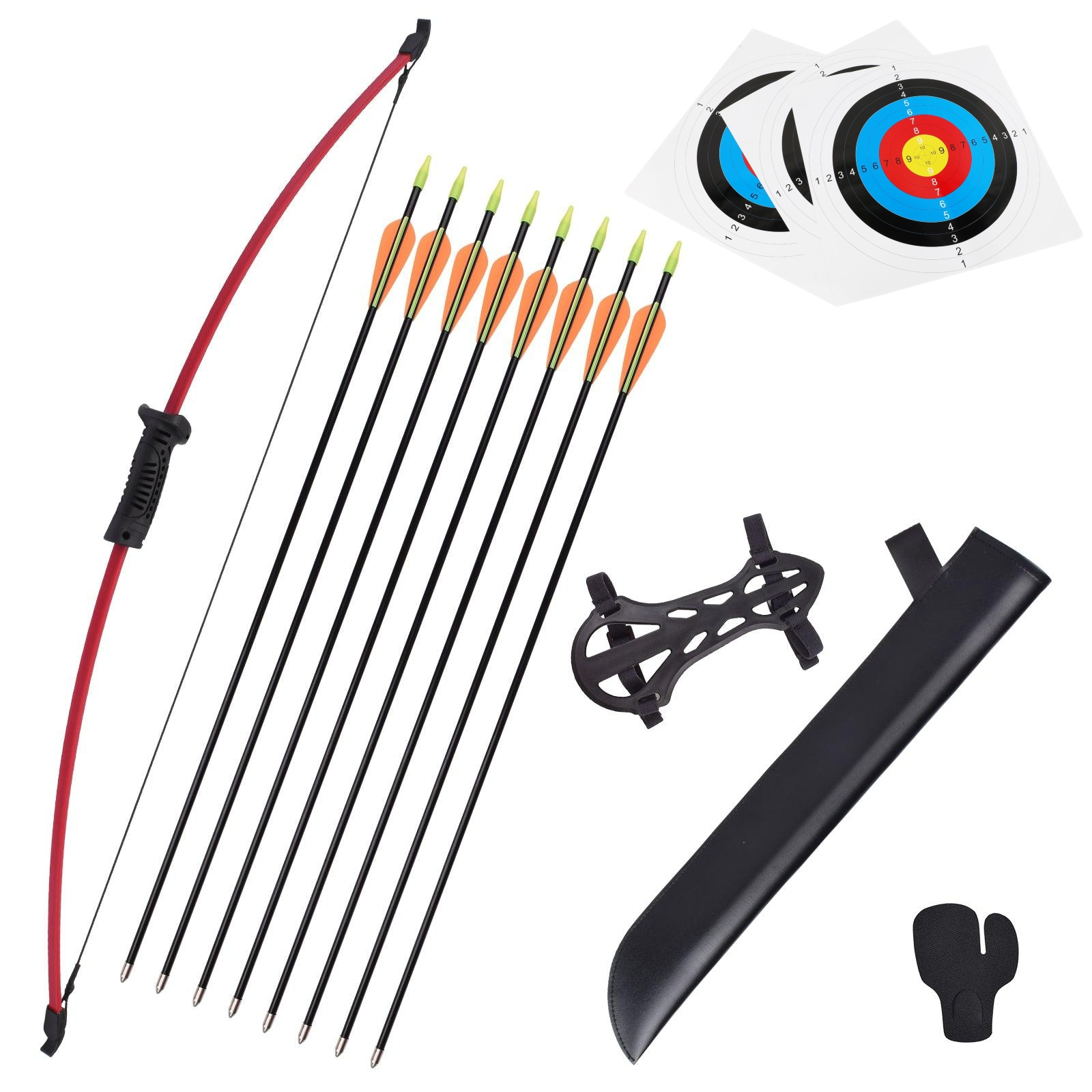 Youth Bow And Arrow Set Archery Set for Beginners Youth RH/LH-CHN Archery
