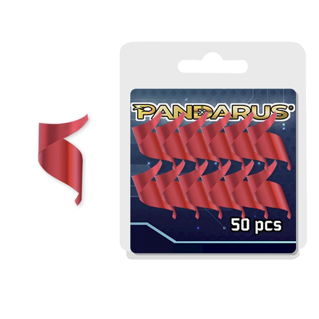 PANDARUS 1.75-inch 2-inch Spin Vanes LH/RH Arrow Vanes Fletches (50 Pack)-CHN Archery