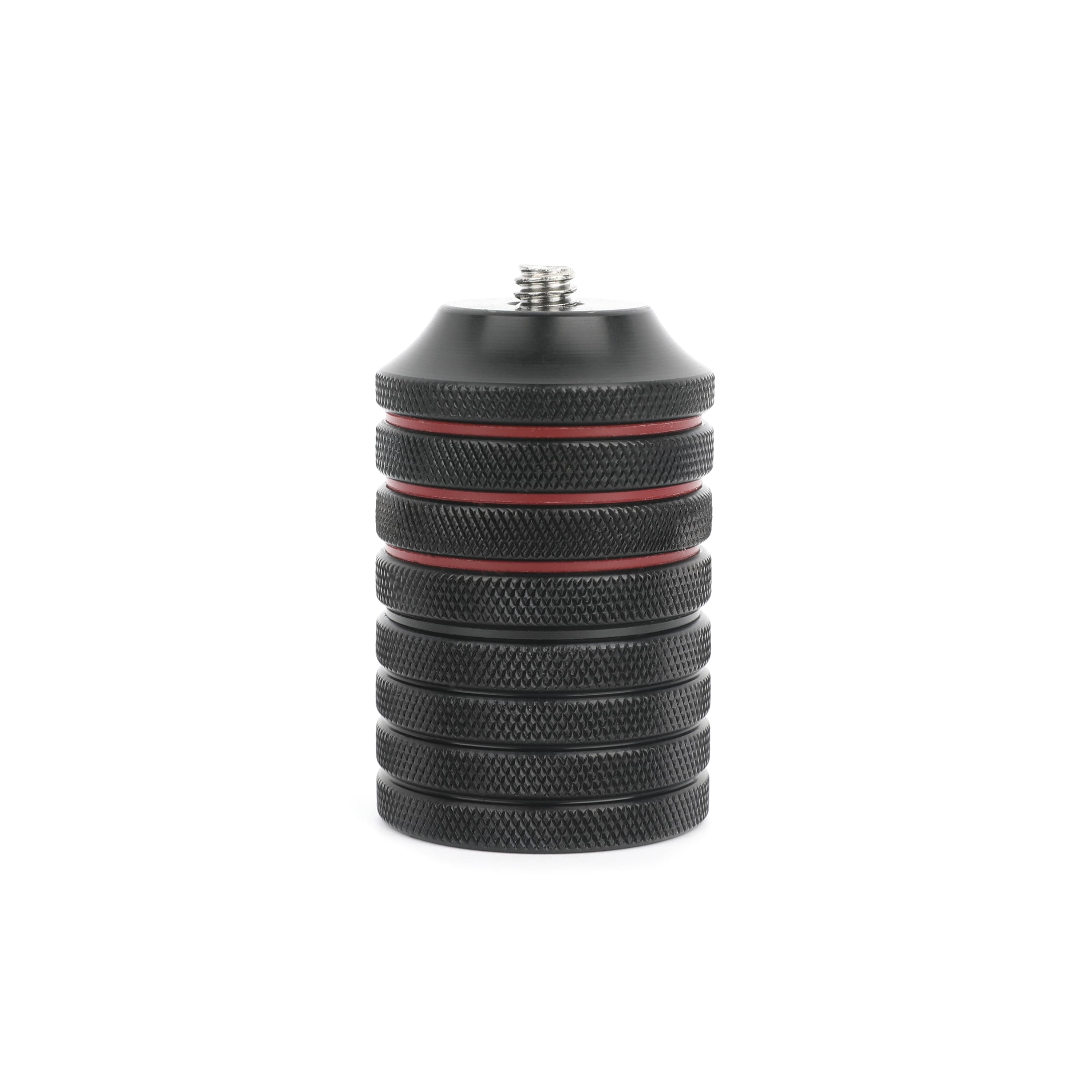 Black Stainless Steel Solid Stack Stabilizer Weights (Colored Spacers)-CHN Archery