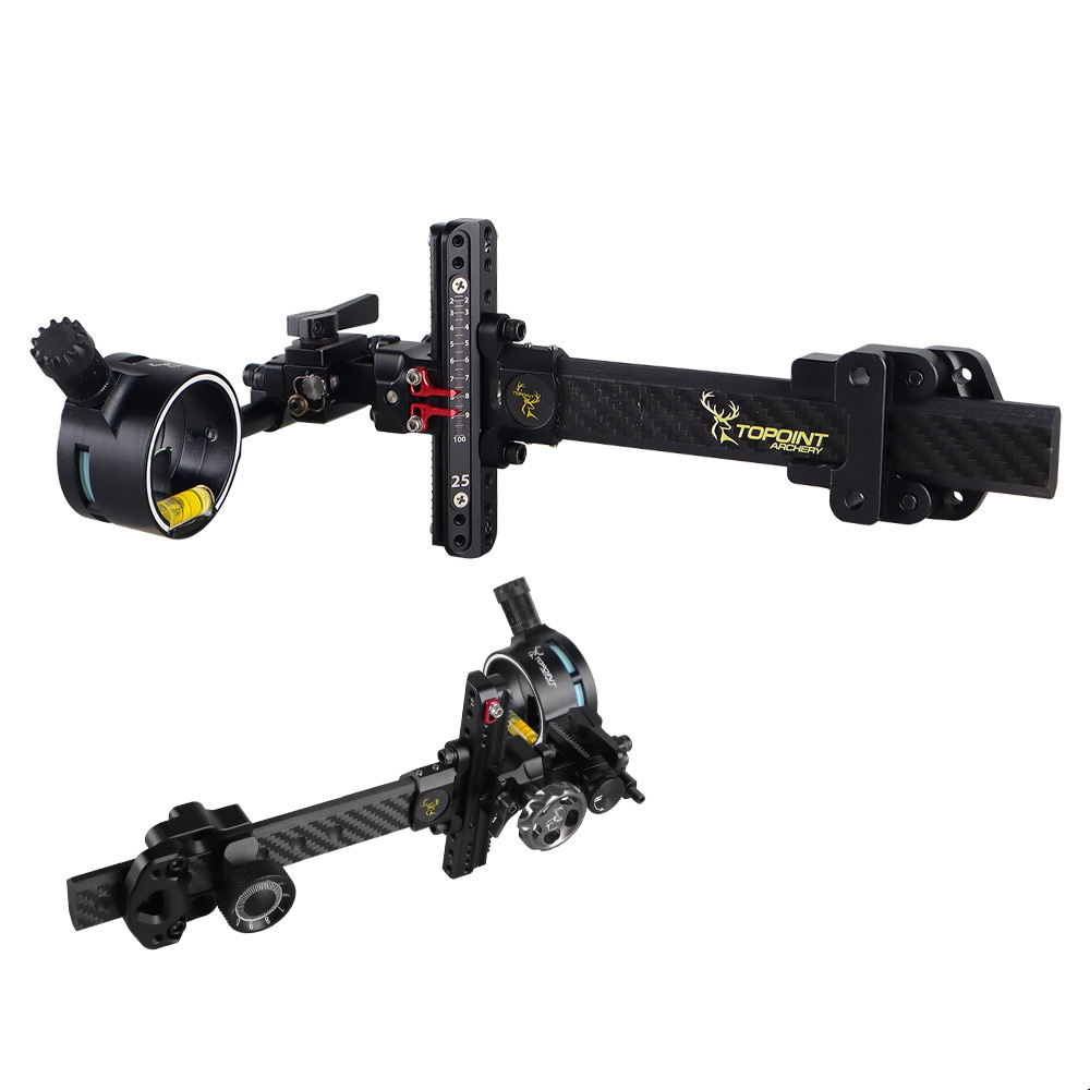 TOPOINT TX9610 Micro Adjustable Bow Sight Carbon Extension-CHN Archery