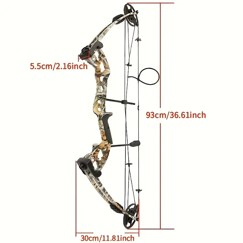 JUNXING Battleship Compound Bow Hunting Bow Set 30-55lbs
