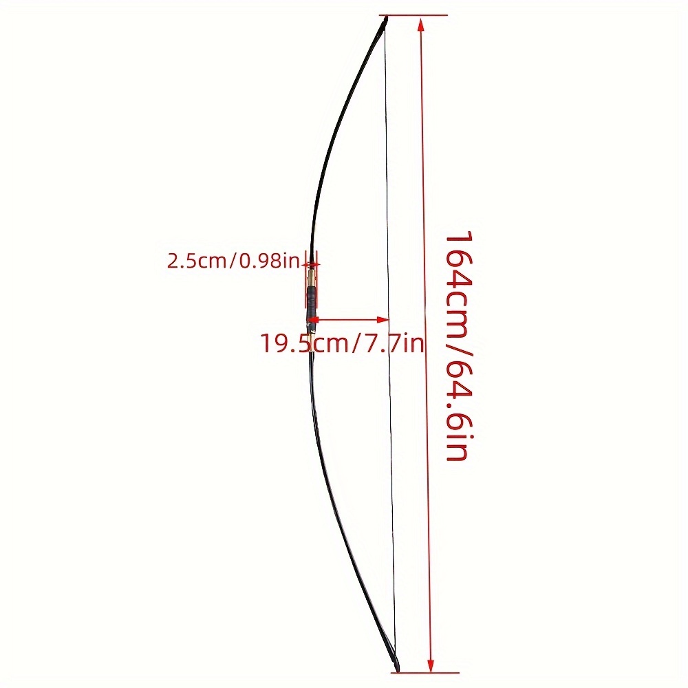 Traditional 67" English Takedown Longbow 60-70 lbs