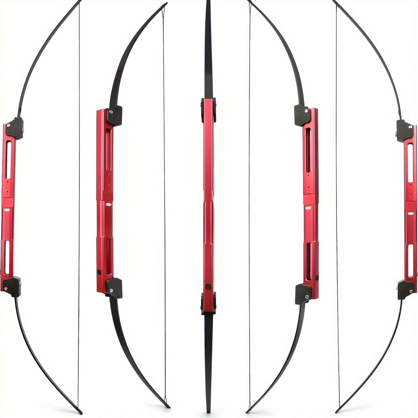 58" Folding Takedown Recurve Bow Aluminum Alloy Hunting Bow 35 lbs