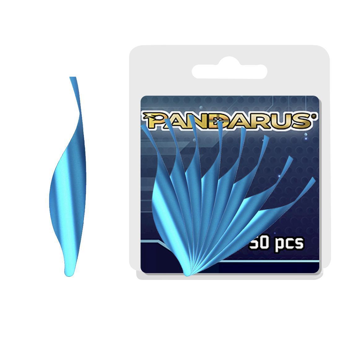 PANDARUS 1.75-inch 2-inch Spin Vanes LH/RH Arrow Vanes Fletches (50 Pack)-CHN Archery