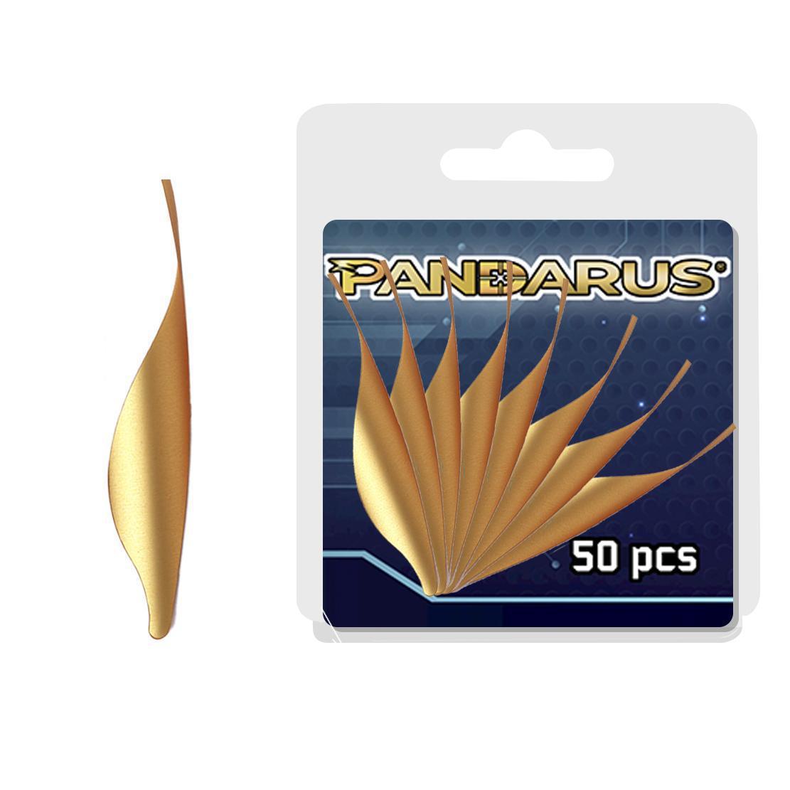 PANDARUS 1.75-inch 2-inch Spin Vanes LH/RH Arrow Vanes Fletches (50 Pack)-CHN Archery