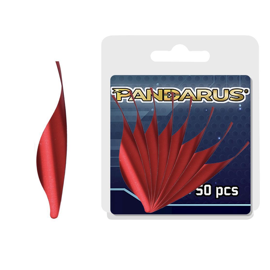 PANDARUS 1.75-inch 2-inch Spin Vanes LH/RH Arrow Vanes Fletches (50 Pack)-CHN Archery