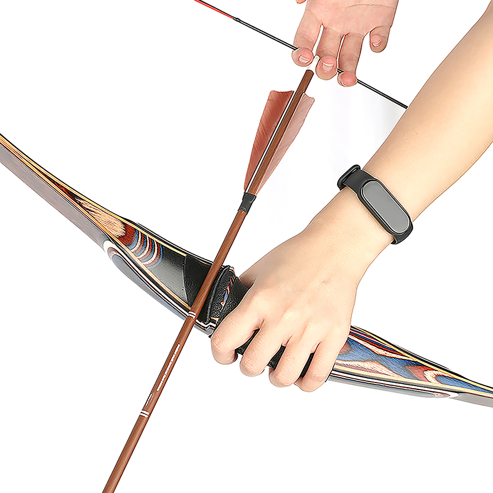 60" Handmade Traditional Longbow Takedown Longbow Archery RH/LH 20-55 lbs