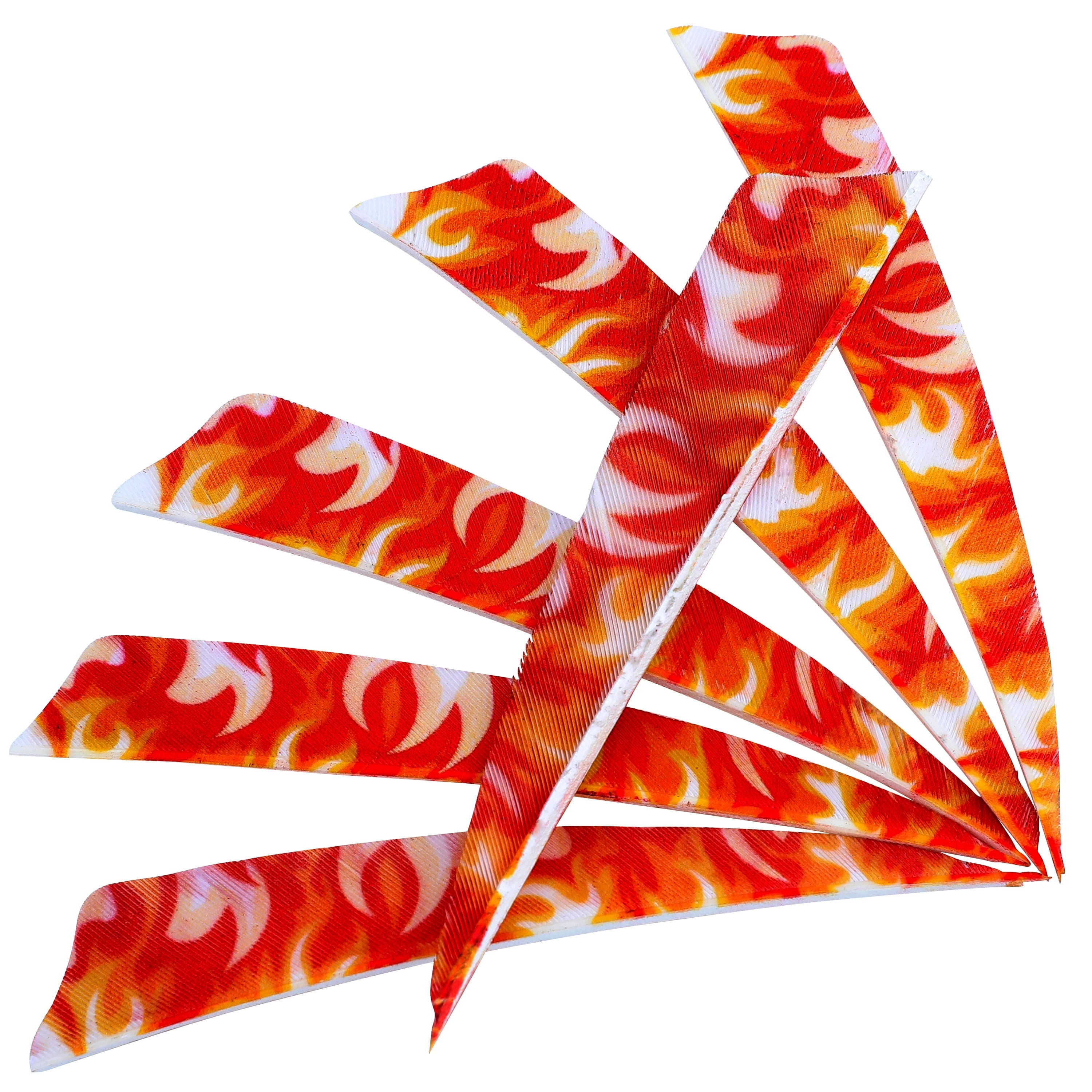 Double Sided Archery Feathers 4" Shield Arrow Feathers RW (50 Pack)