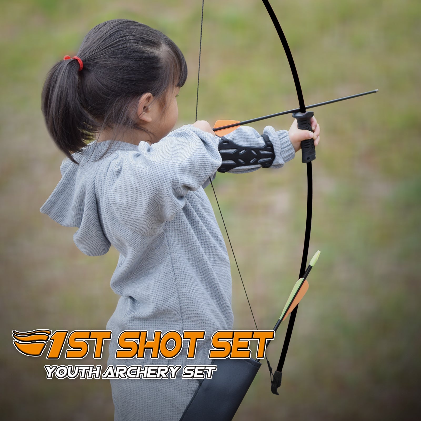 Youth Bow And Arrow Set Archery Set for Beginners Youth RH/LH-CHN Archery