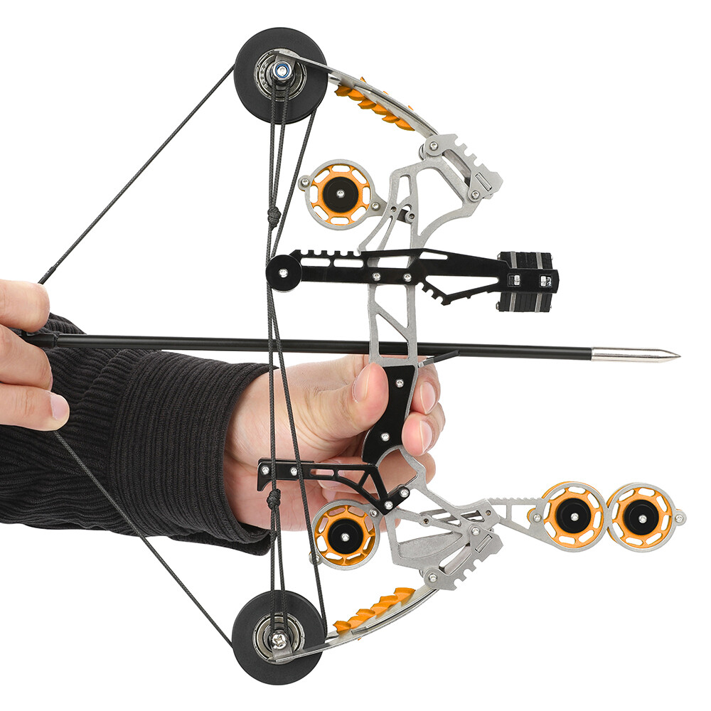 Mini Compound Bow 10 lbs Archery Set for Beginners Youth