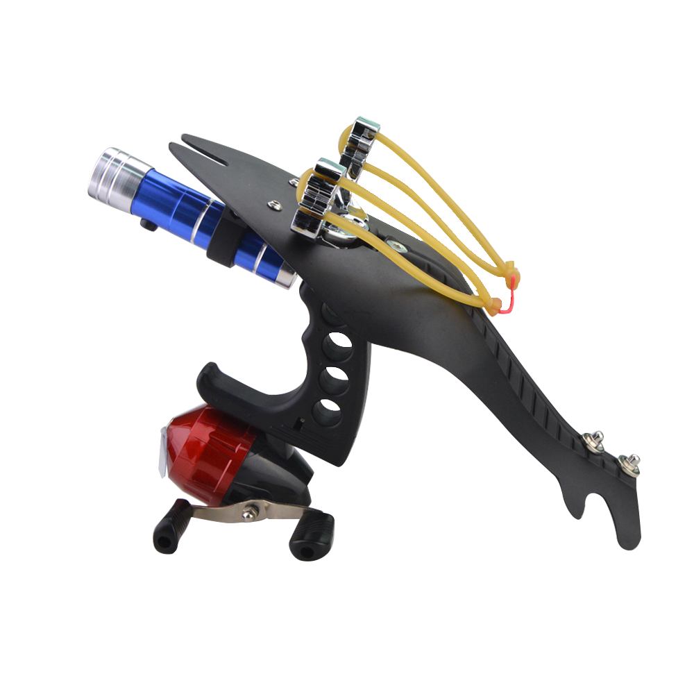 Hunting Fishing Slingshot Kit  Dual Purpose Slingshot
