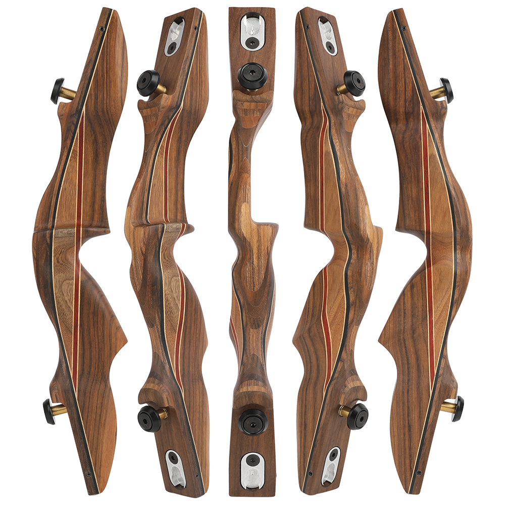 60" Traditional Recurve Bow 30-60lbs Longbow RH Hunting