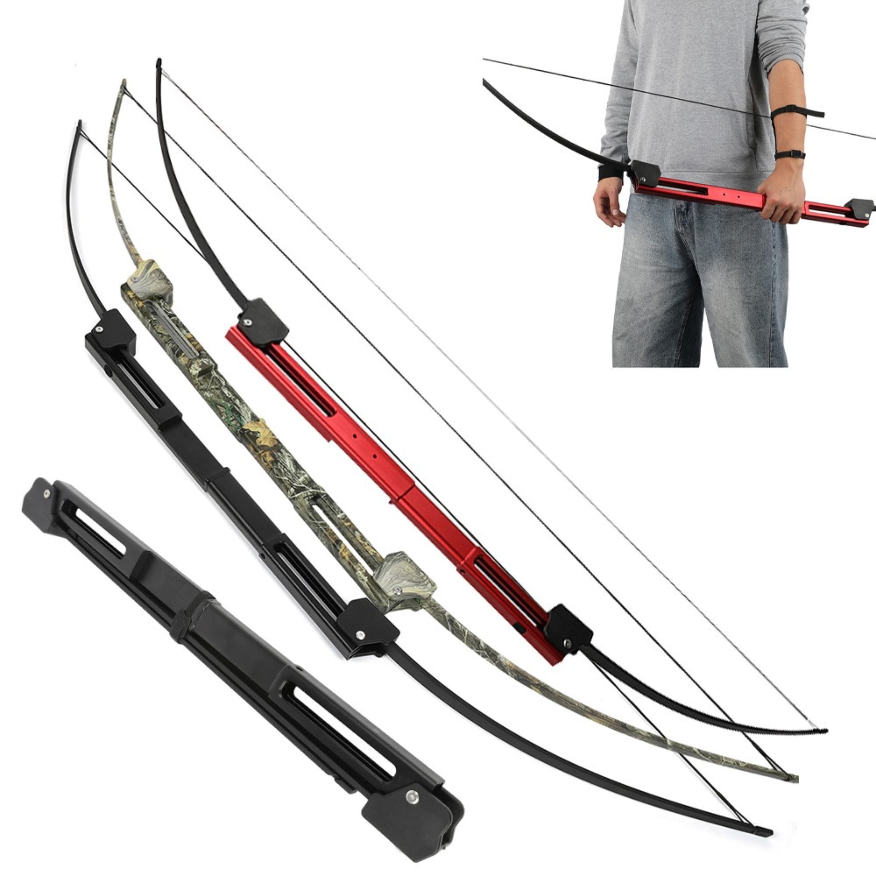 58" Portable Folding Recurve Bow 35lbs RH/LH Hunting Shooting
