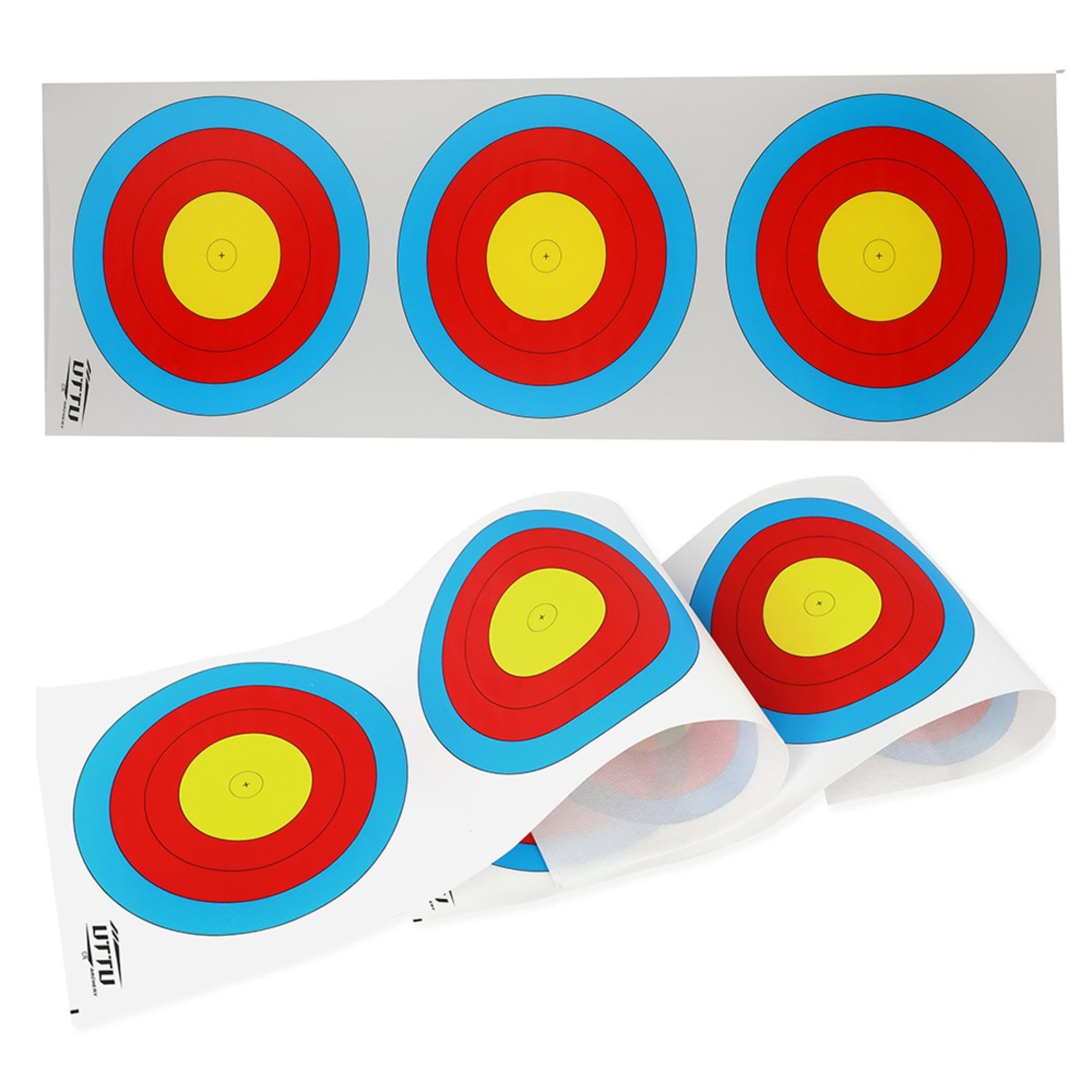 Non-Woven Archery Target Paper for Training and Competition (10 Pack)
