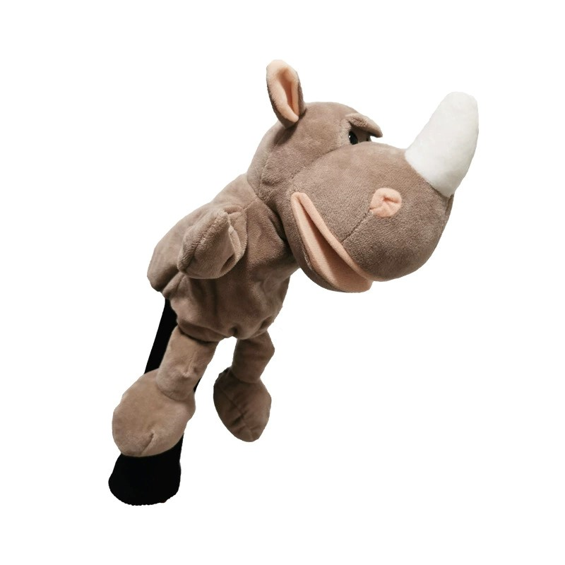 Animal Style Golf Club Covers, Plush Rhino, Koala & Lion Headcovers