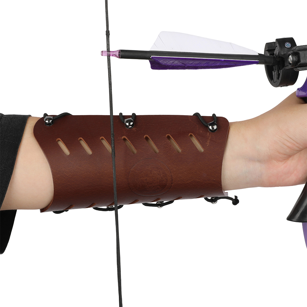 Traditional Leather Archery Arm Guard