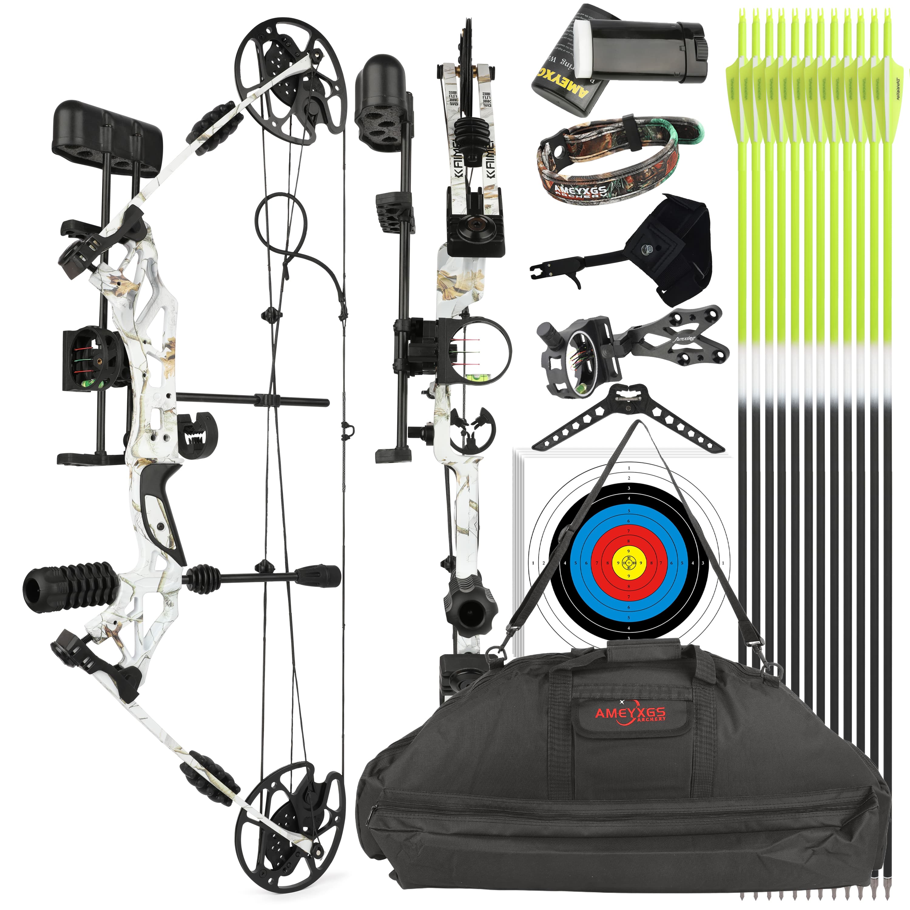 KAIMEI HAN Compound Hunting Bow Archery Compound Bow Kit 30-60 lbs